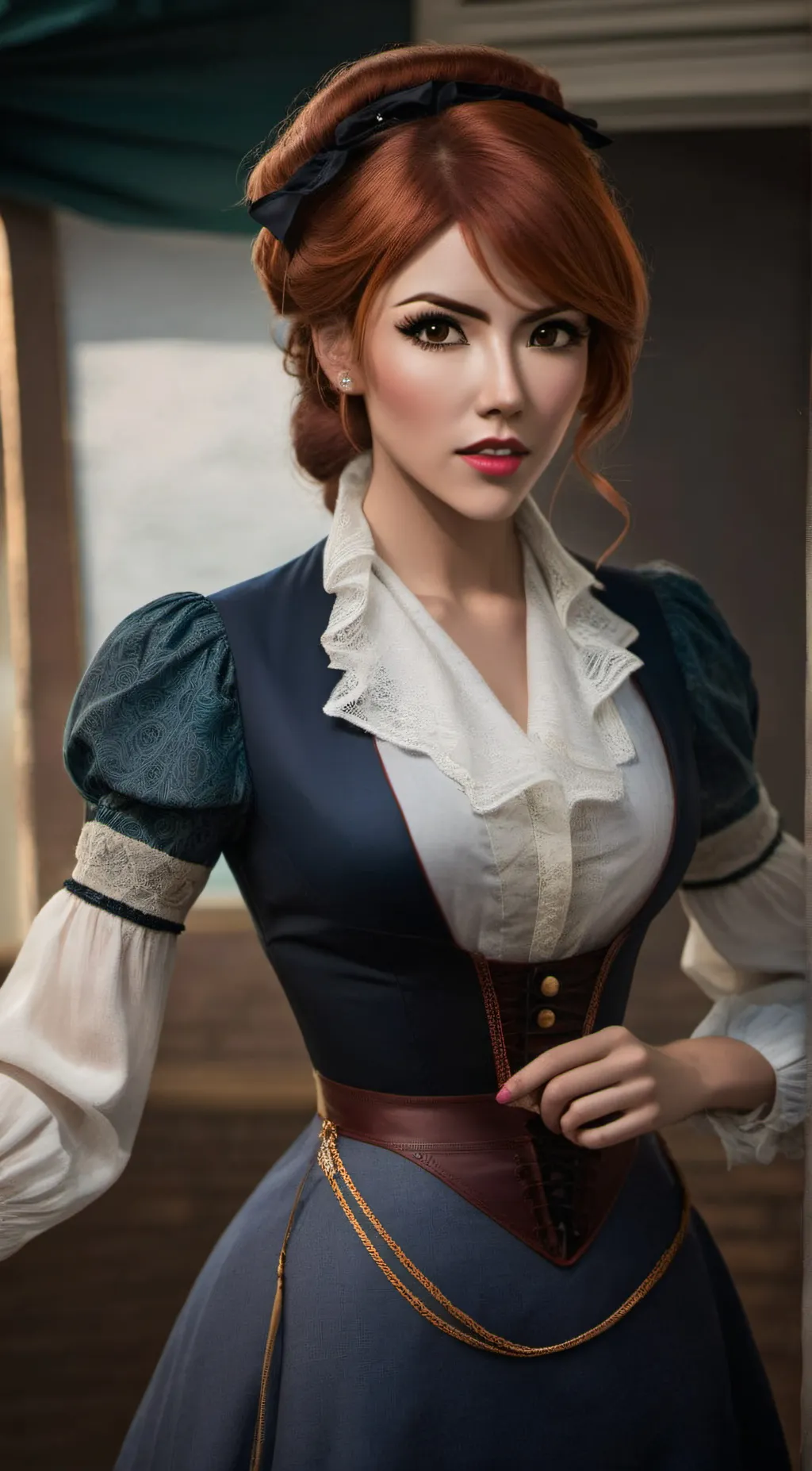 ai character: Justine background