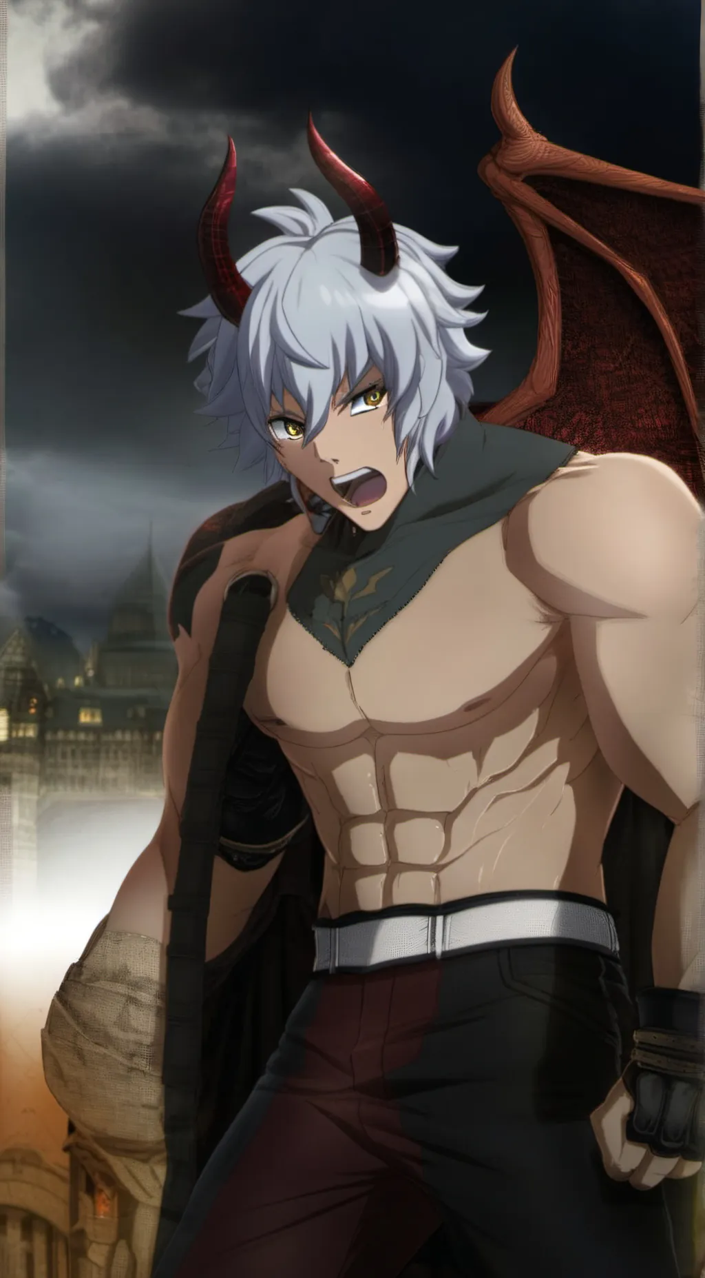 ai character: Demon Alexander background