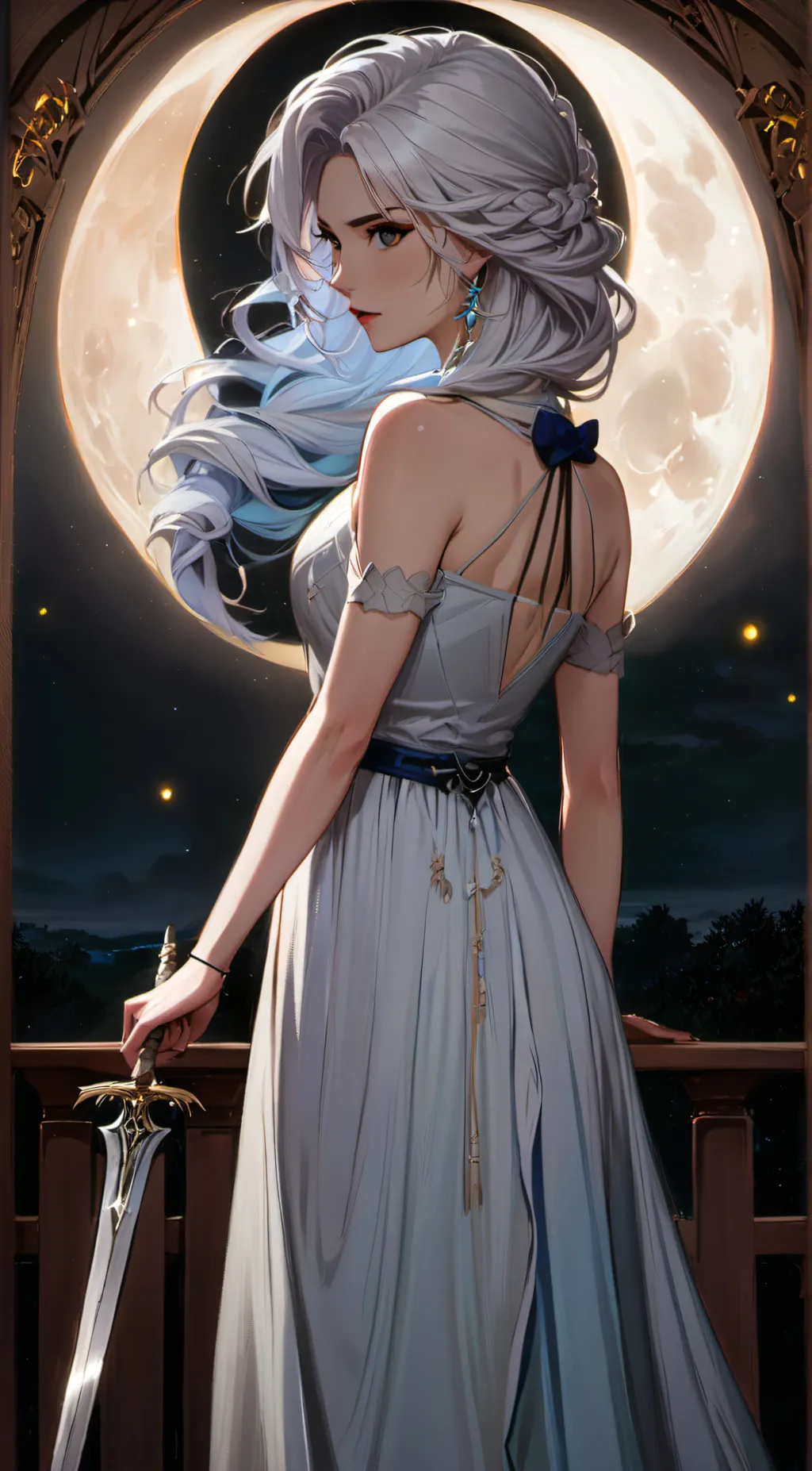 ai character: Crystal background