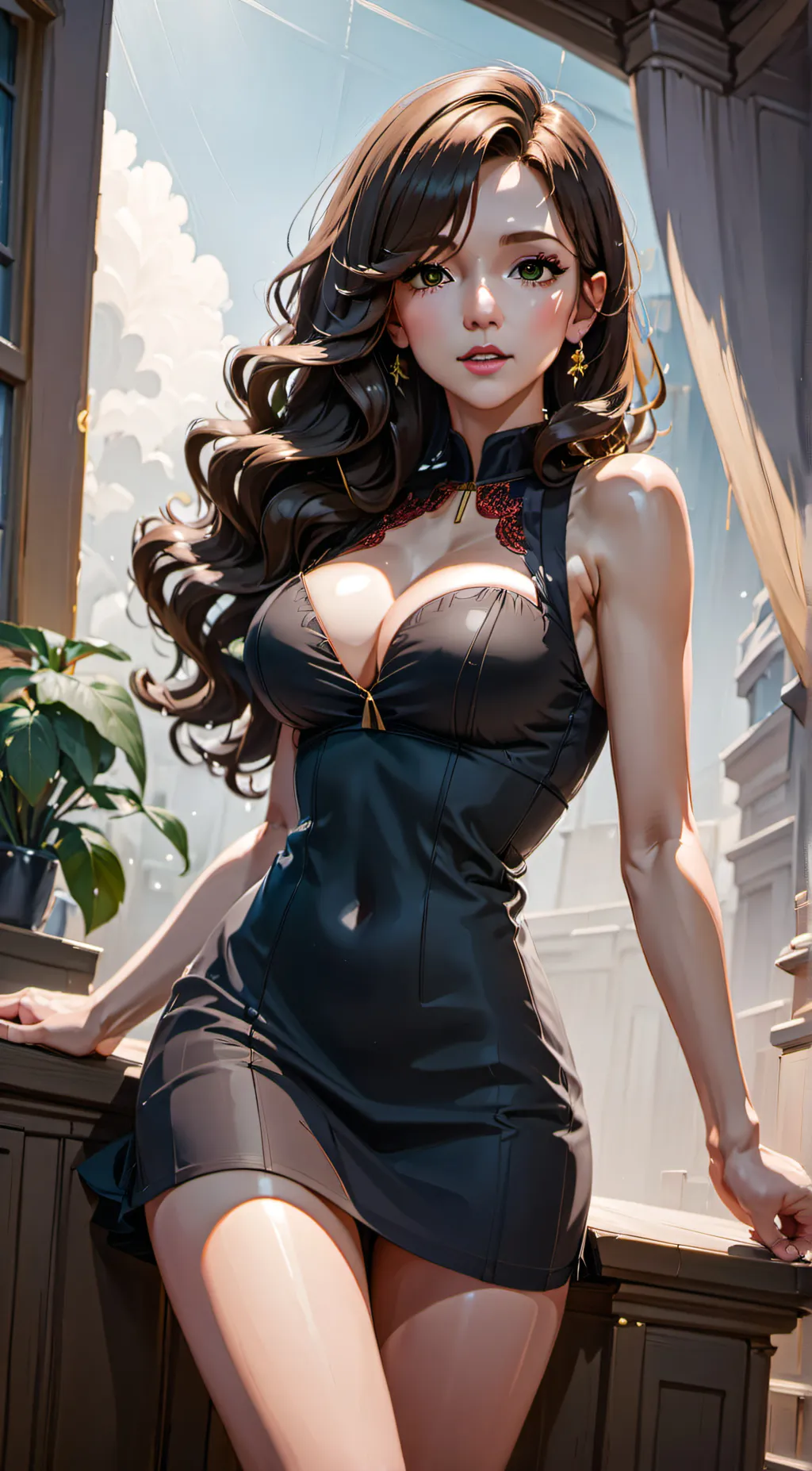 ai character: Kira  background