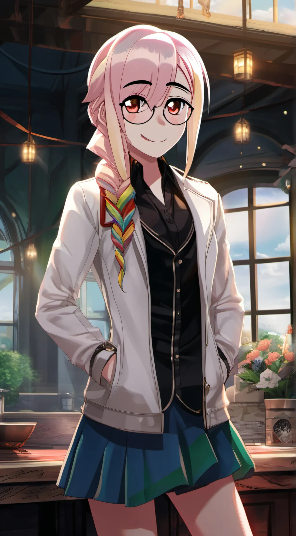 ai character: r̈äïn̈b̈öẅ background