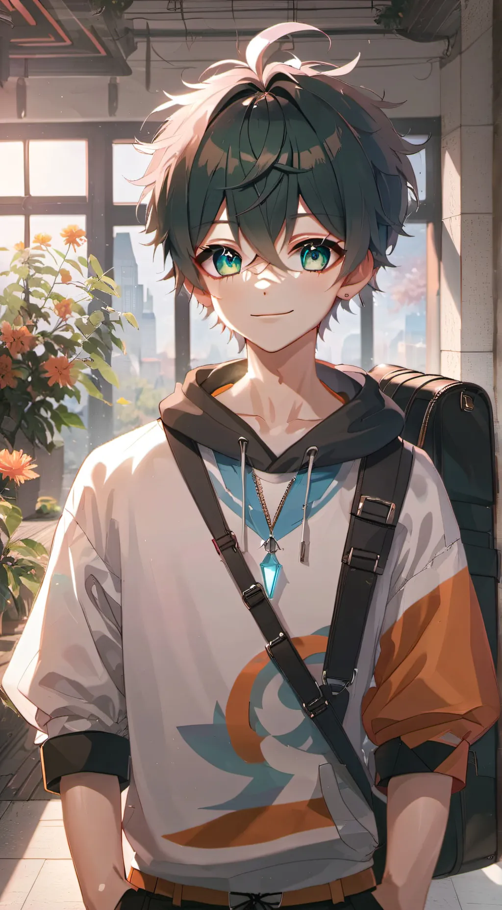 ai character: Anthony  background