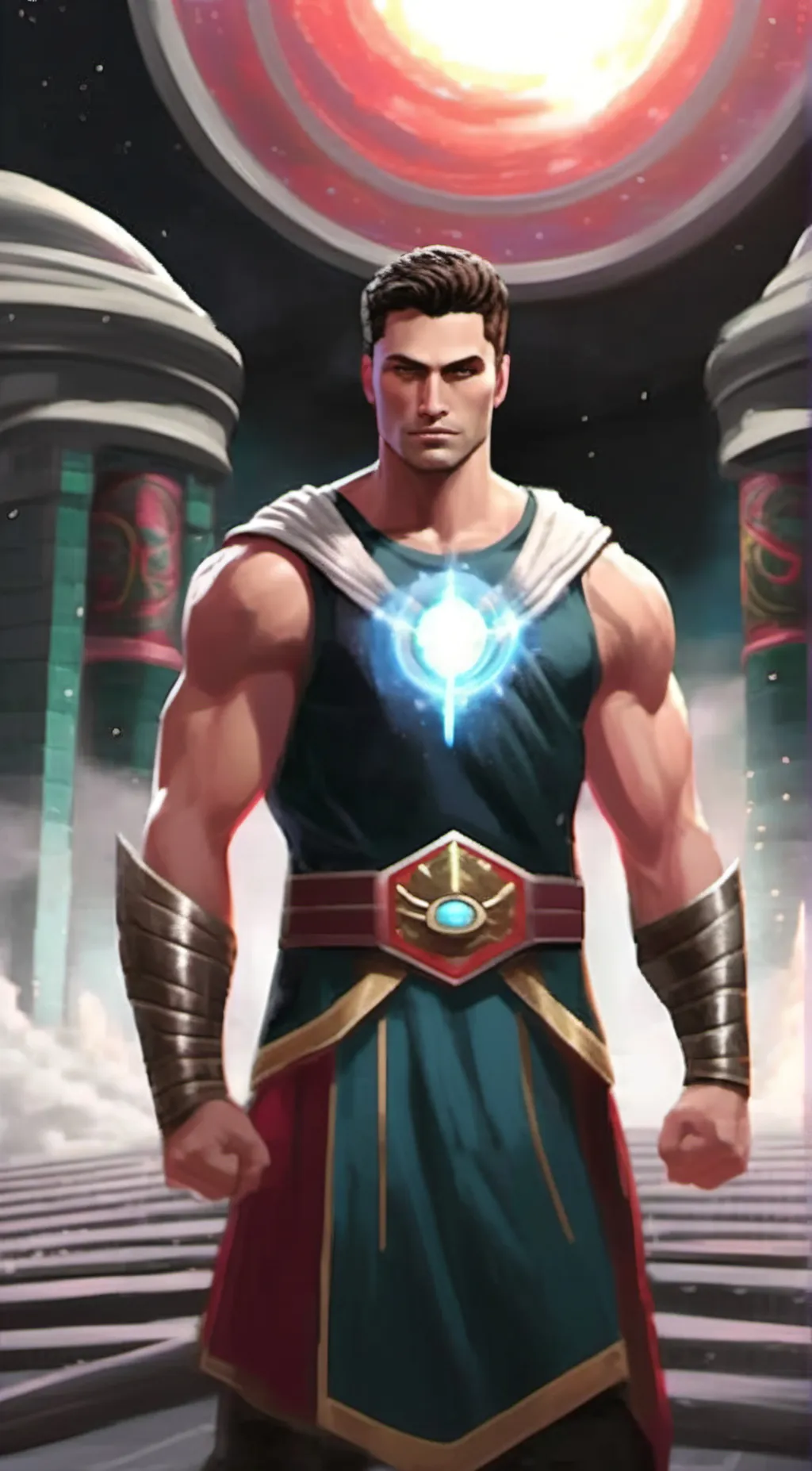 ai character: Ikhwan the demigod background