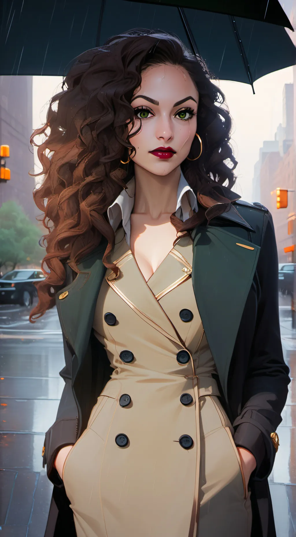 ai character: Cynthia background