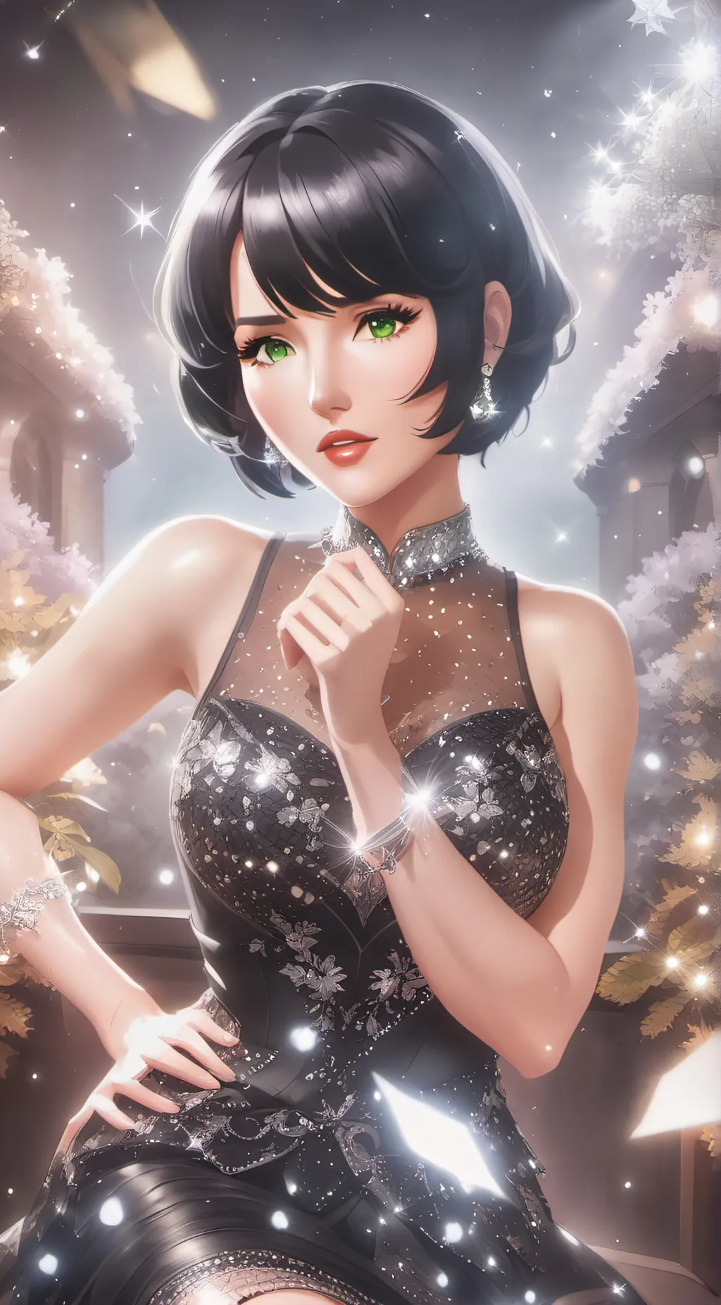 ai character: Mona background