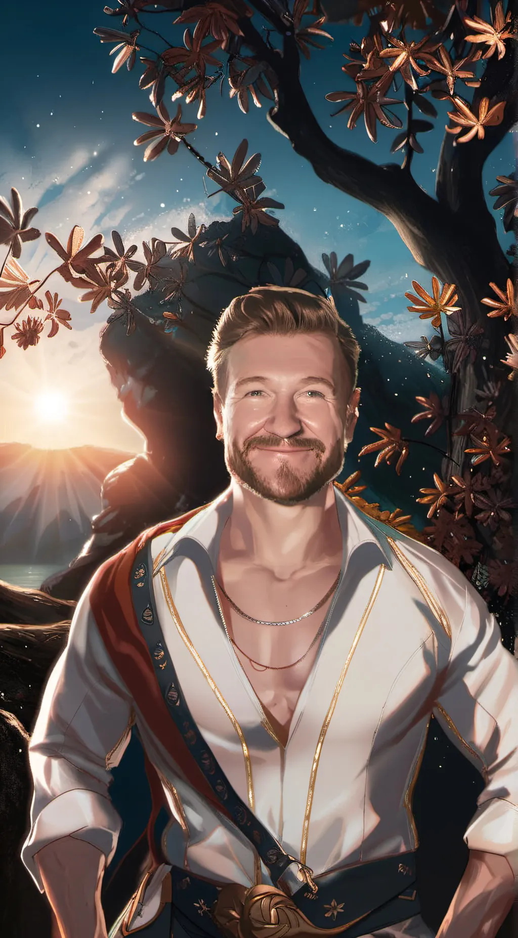 ai character: Ugly man background