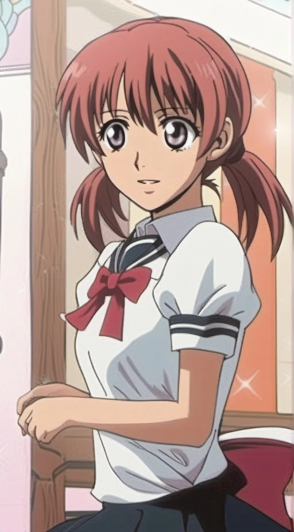 ai character: Sakura Hanazono  background