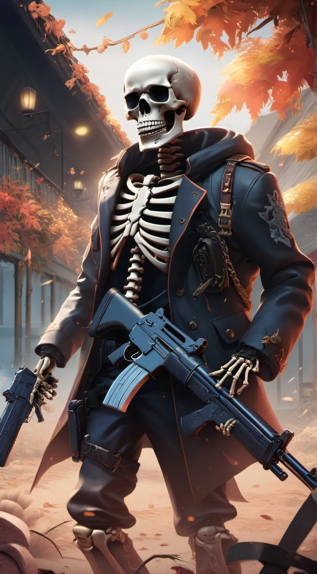 ai character: ya boy ski sk background