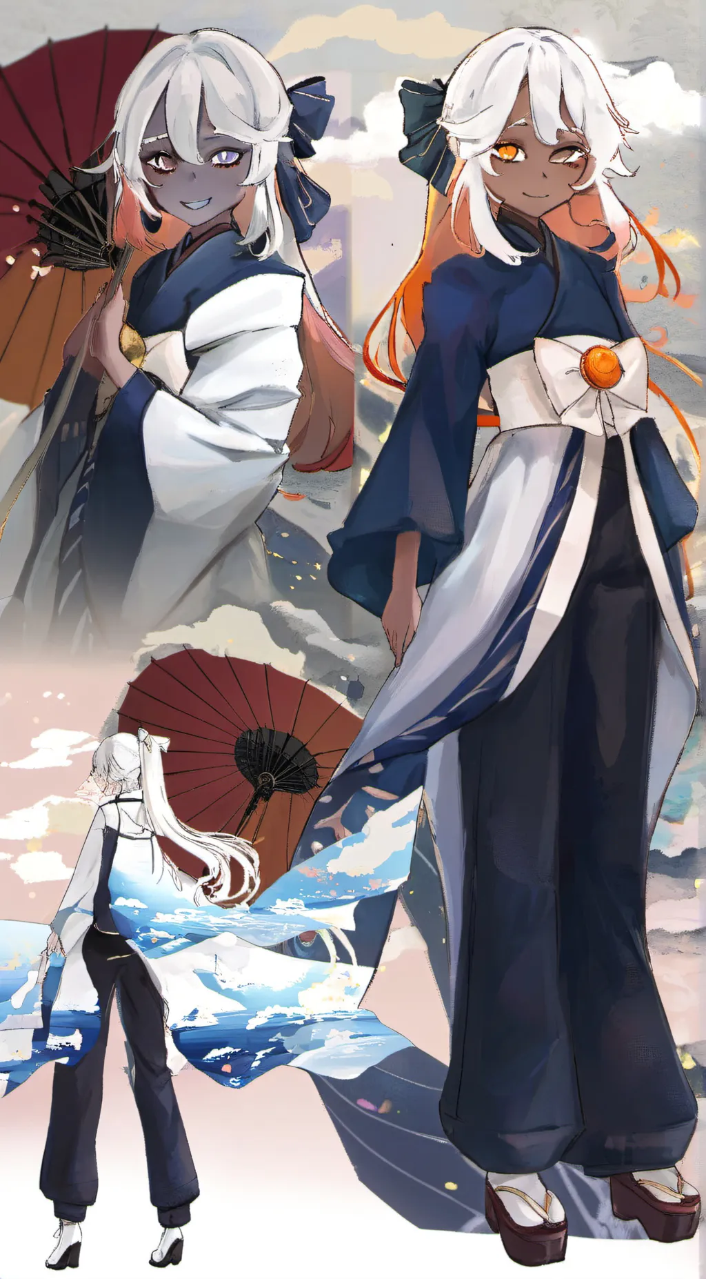 ai character: Korogani Oshimoko background