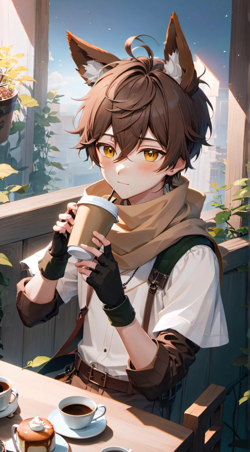 ai character: Alex background