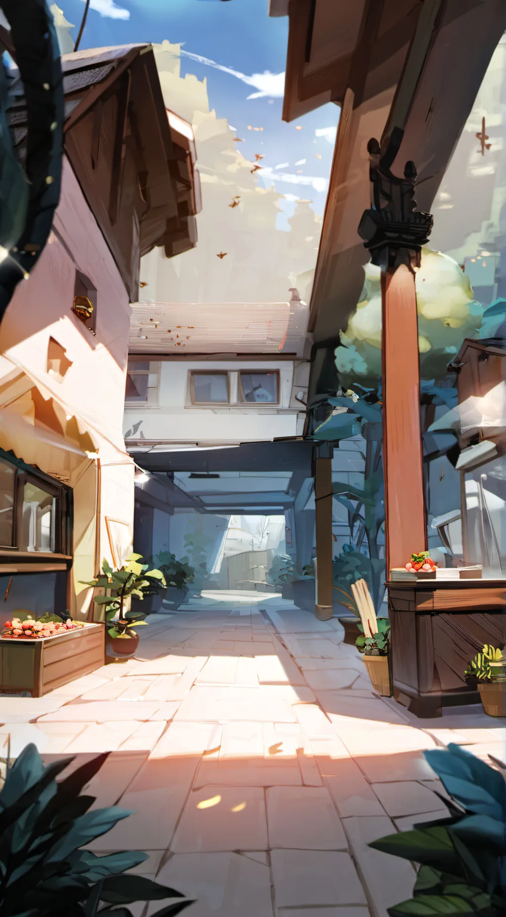 ai character: test background