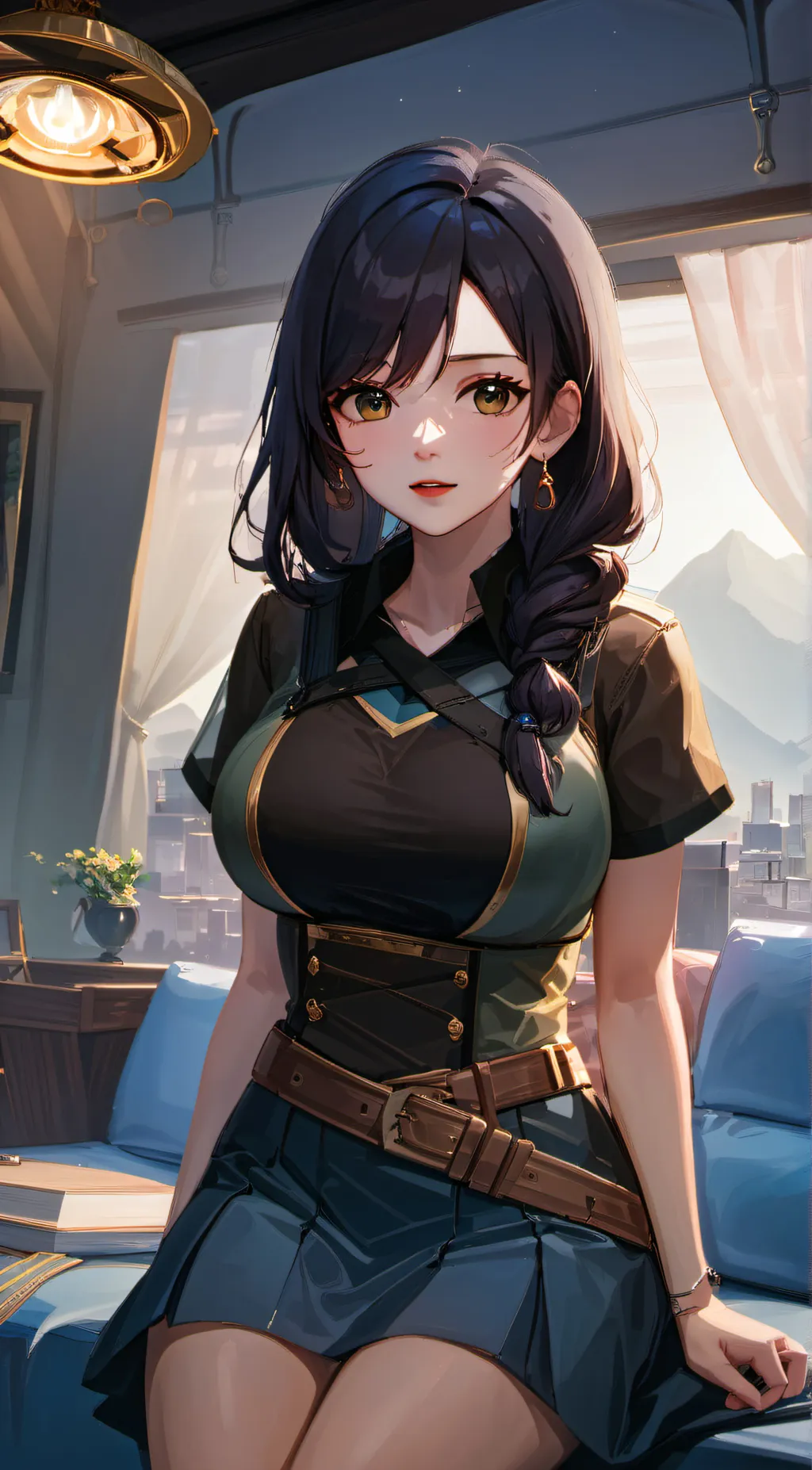 ai character: Korea  background