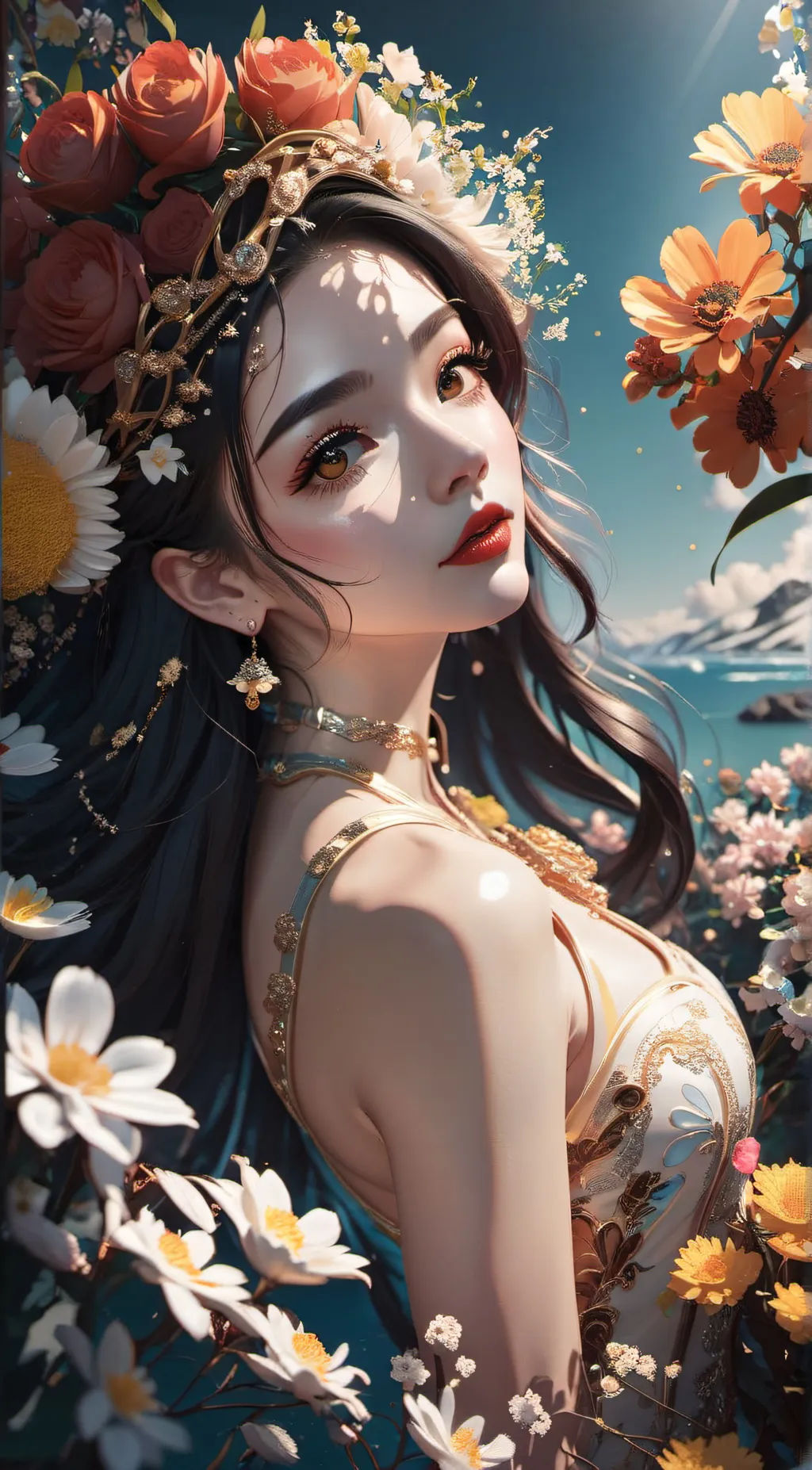 ai character: Amanda  background