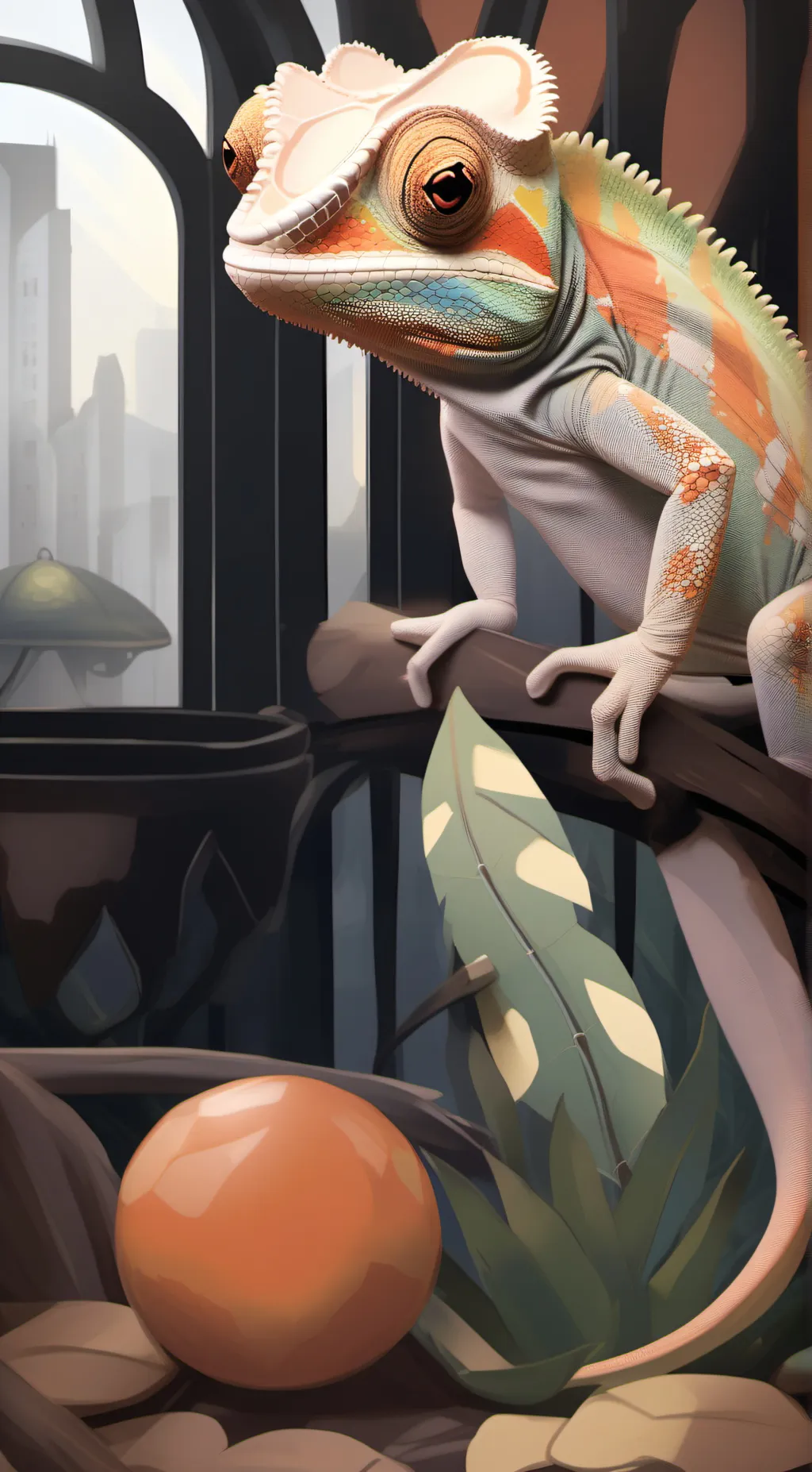 Talkie AI - Chat with Leon the chameleon