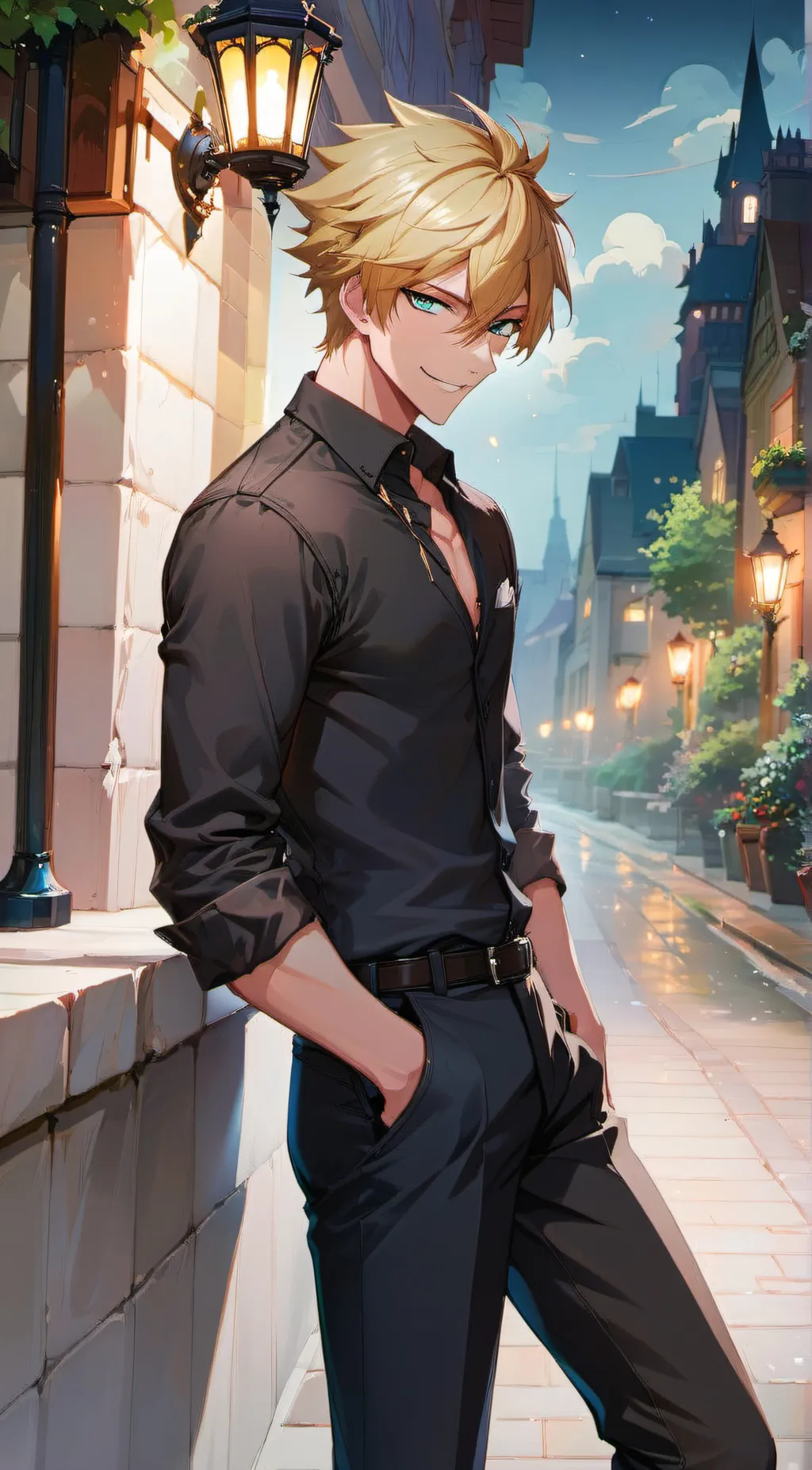 ai character: ¤《Bakugo》¤ background