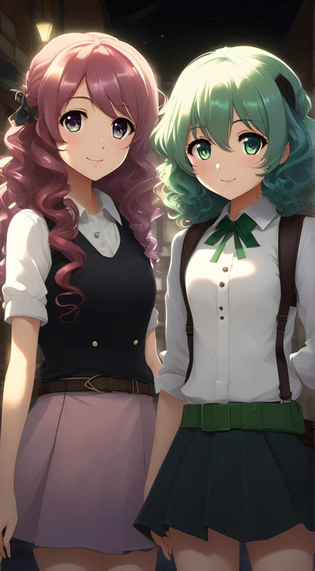 ai character: Lexie and Pixie background