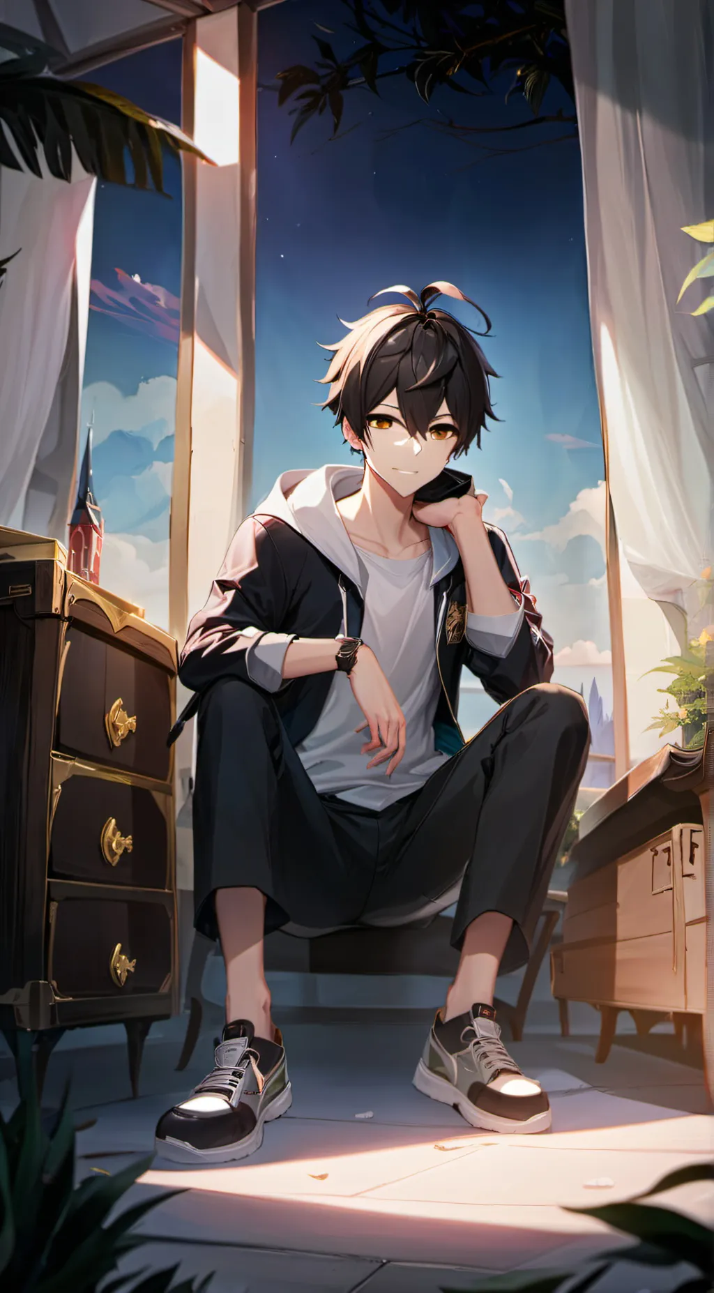 ai character: Matthew  background