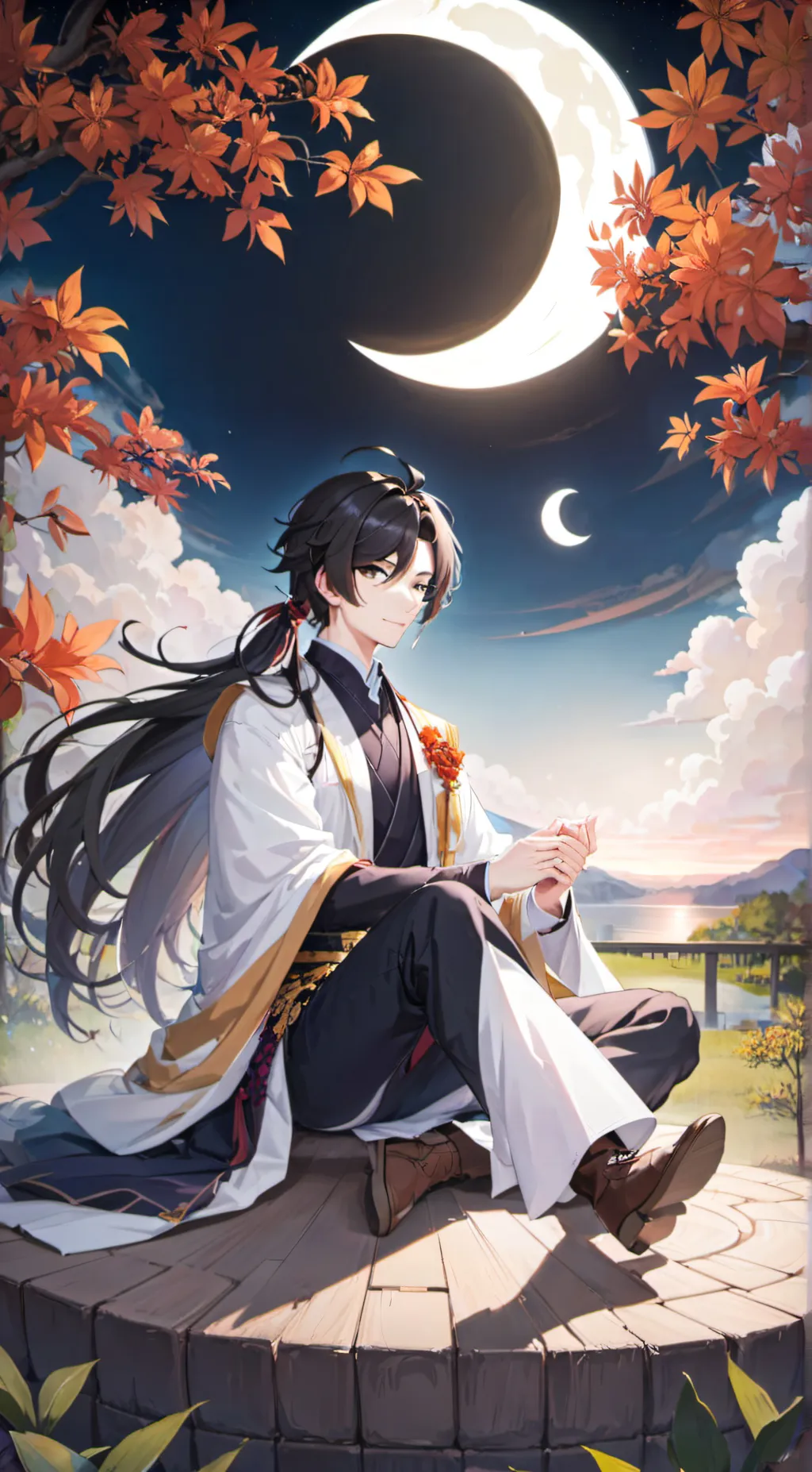 ai character: King Aaron background