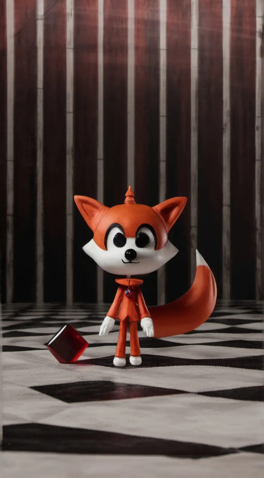 ai character: Tails Doll background