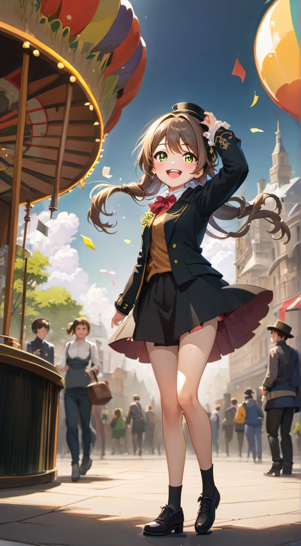 ai character: Spark The Magician background