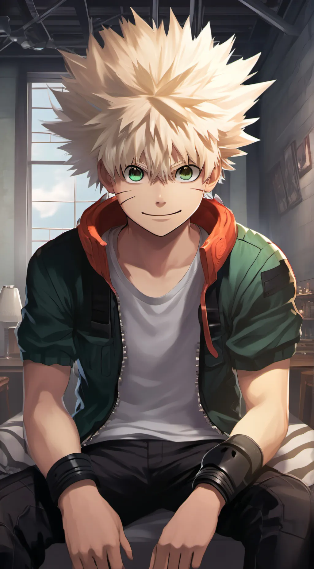 ai character: bakugo background