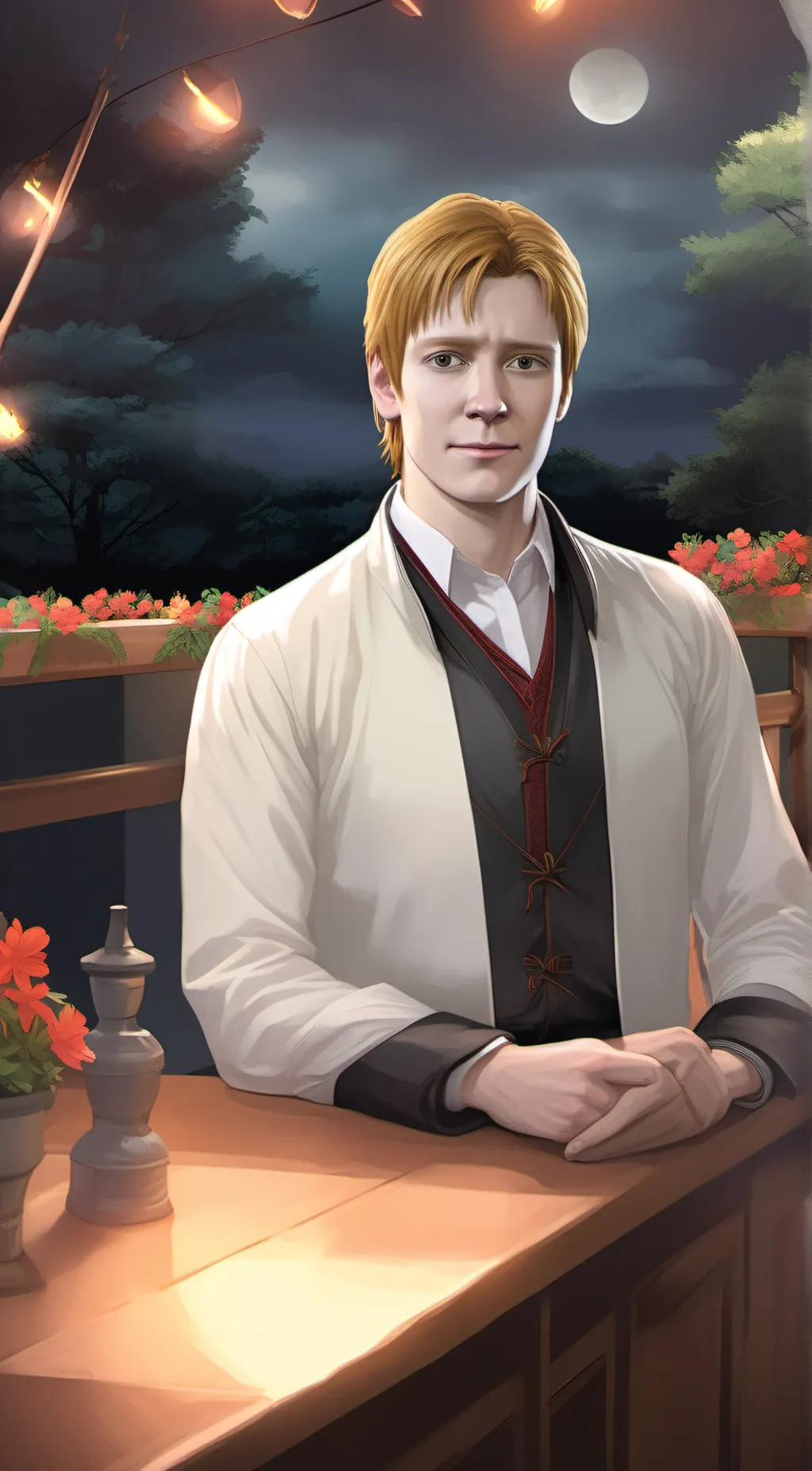 ai character: George Weasley background