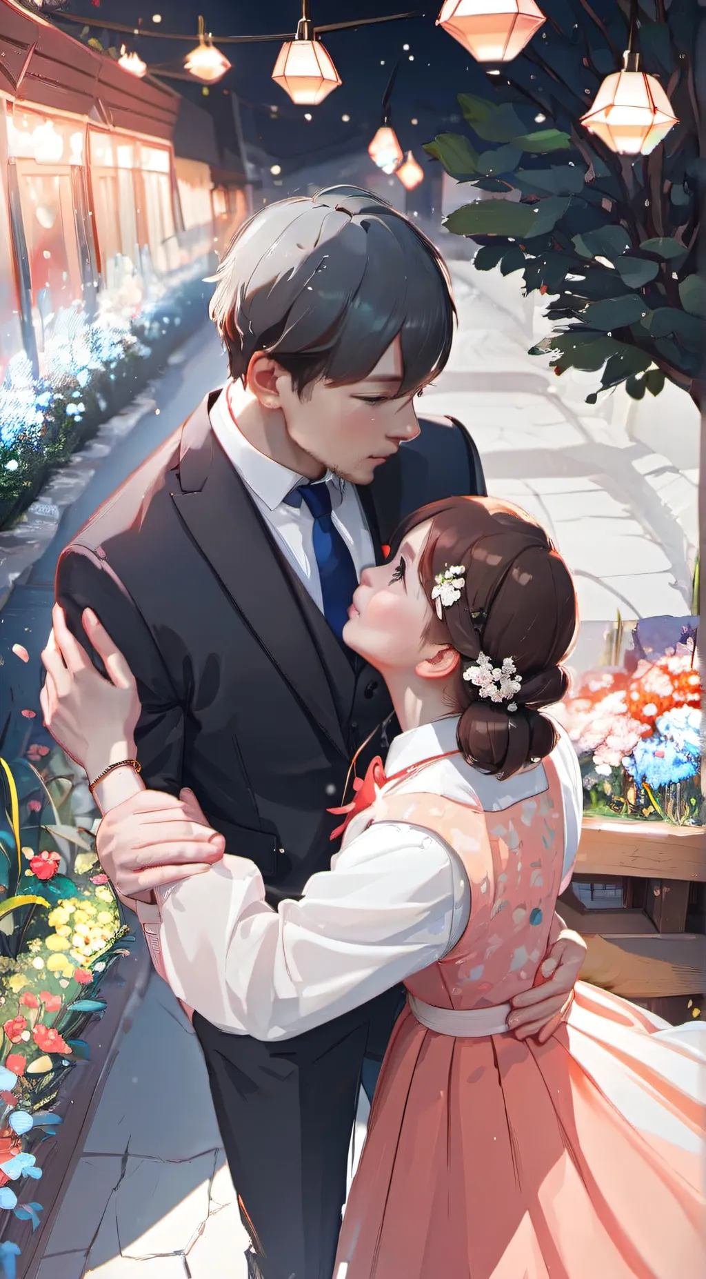 ai character: hazel and davyn background