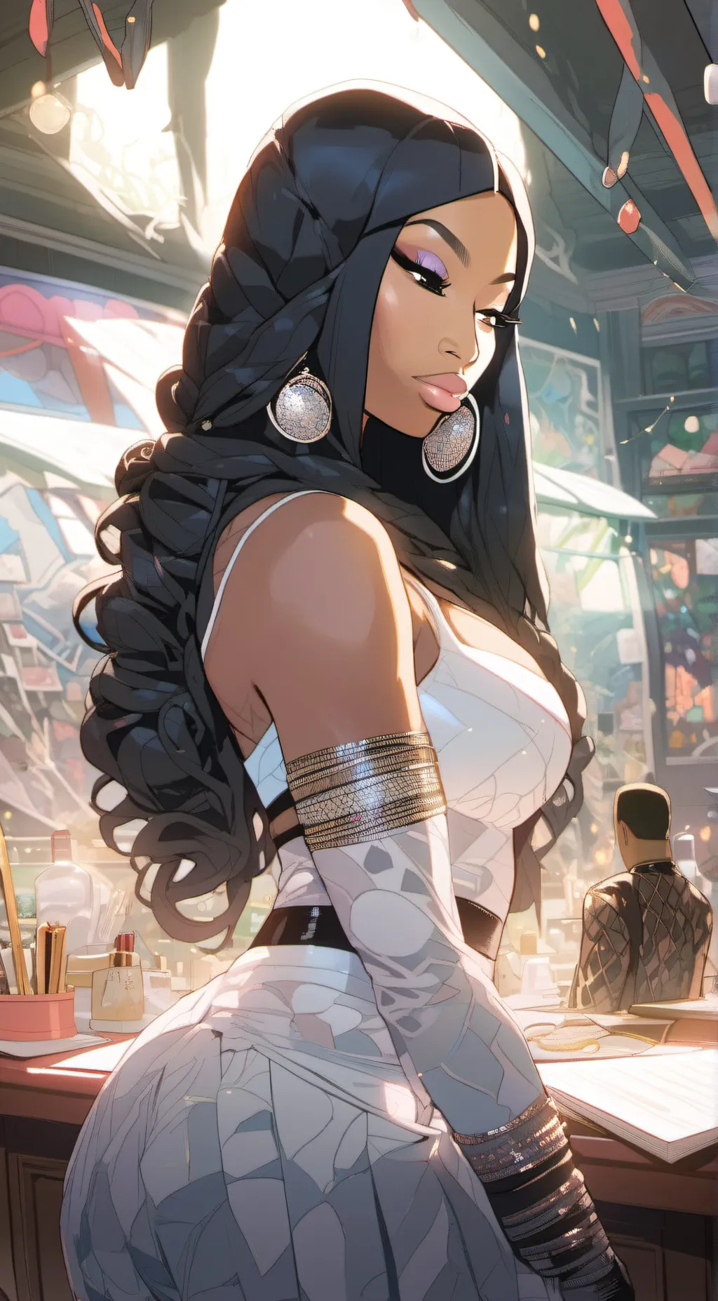 ai character: Nikki Maraja background