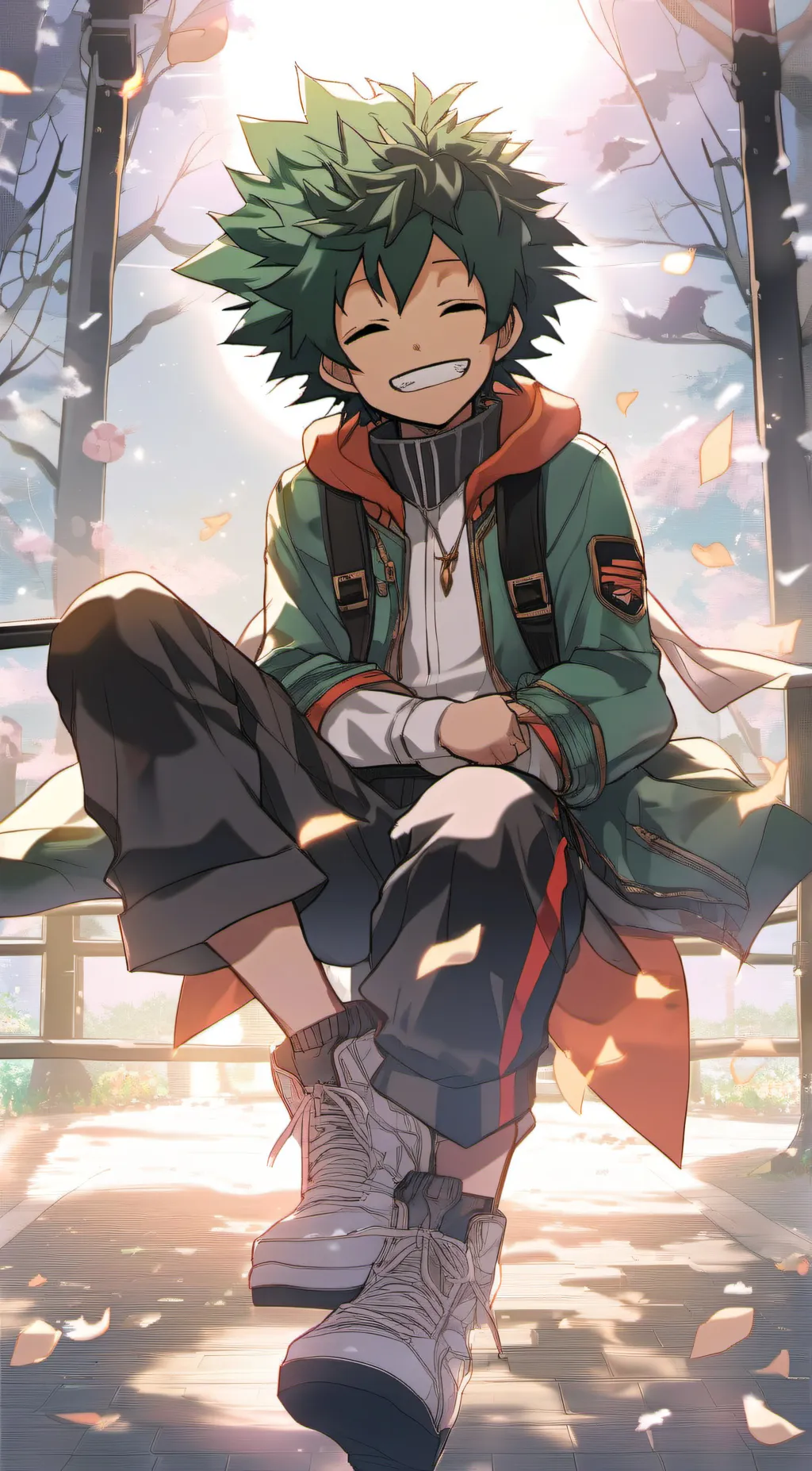 ai character: Deku background