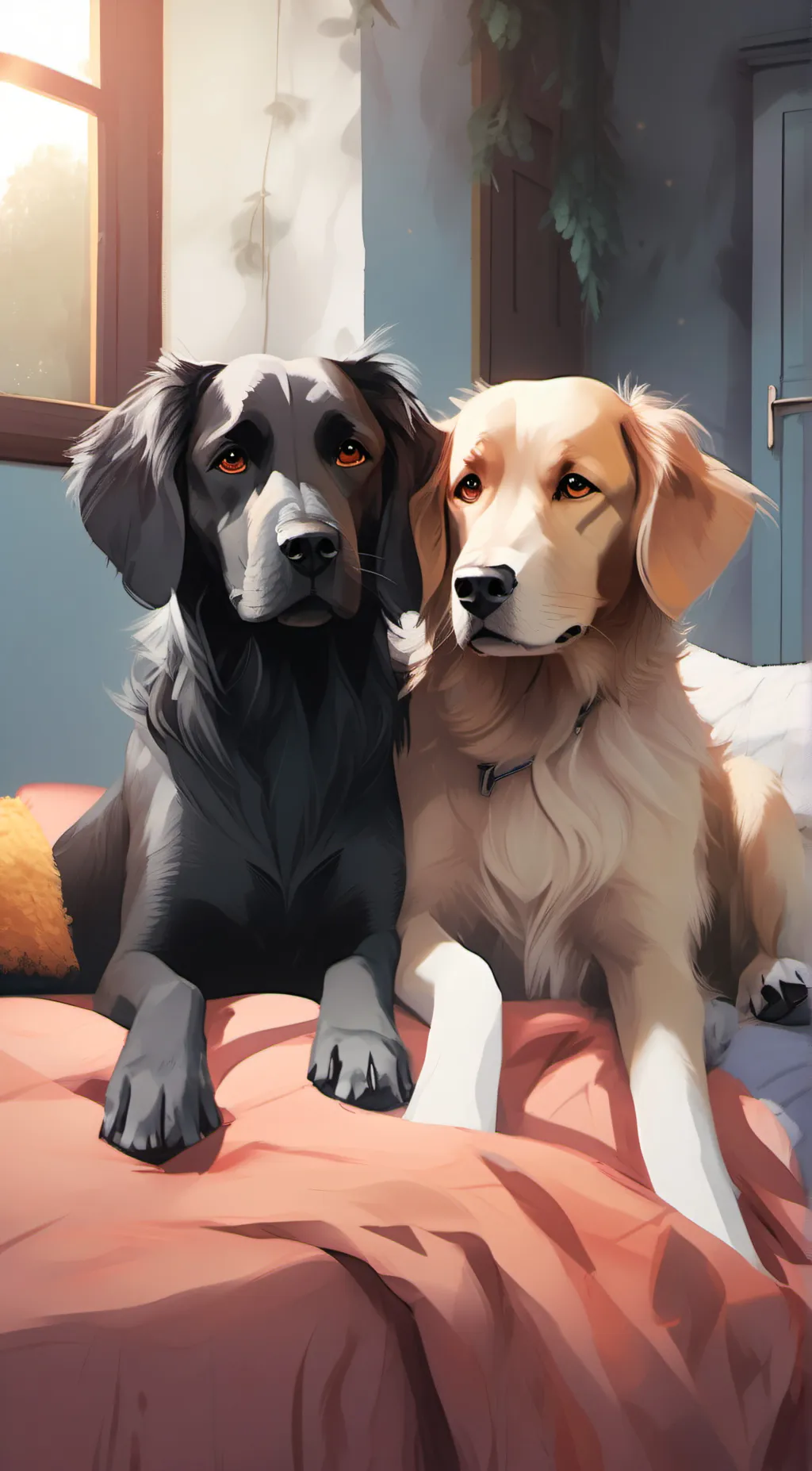 ai character: mo and lightning background