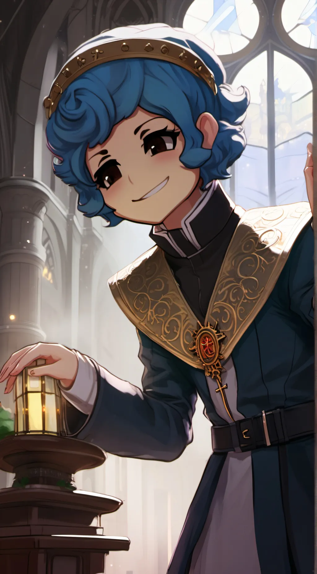 Talkie AI - Chat with priest Wally x Y/N