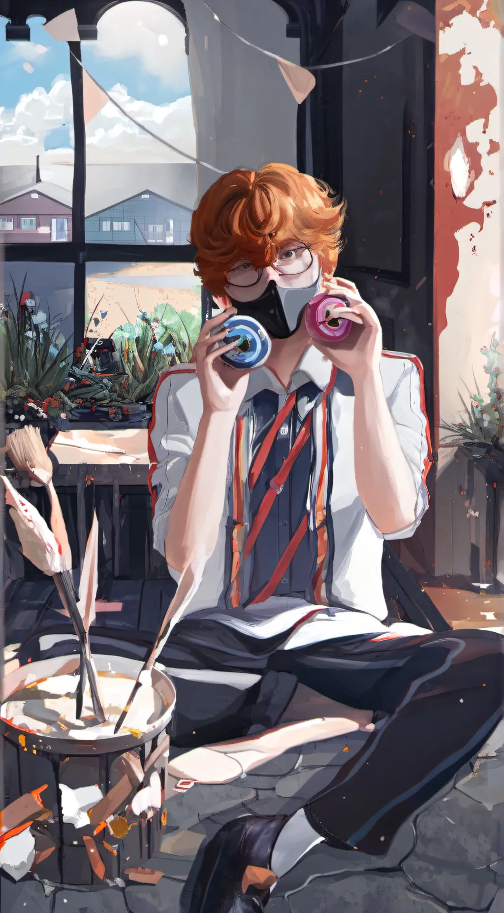 ai character: zero background