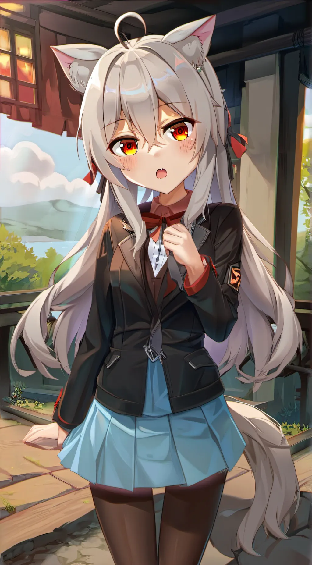 ai character: Katie  background