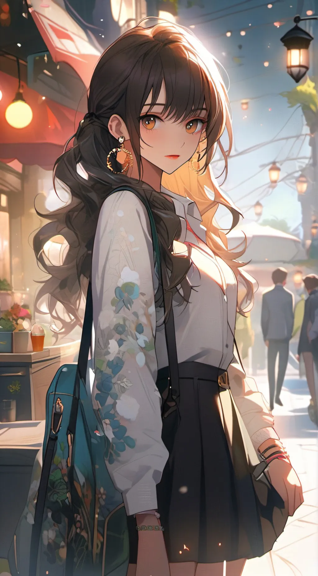 ai character: Mango background