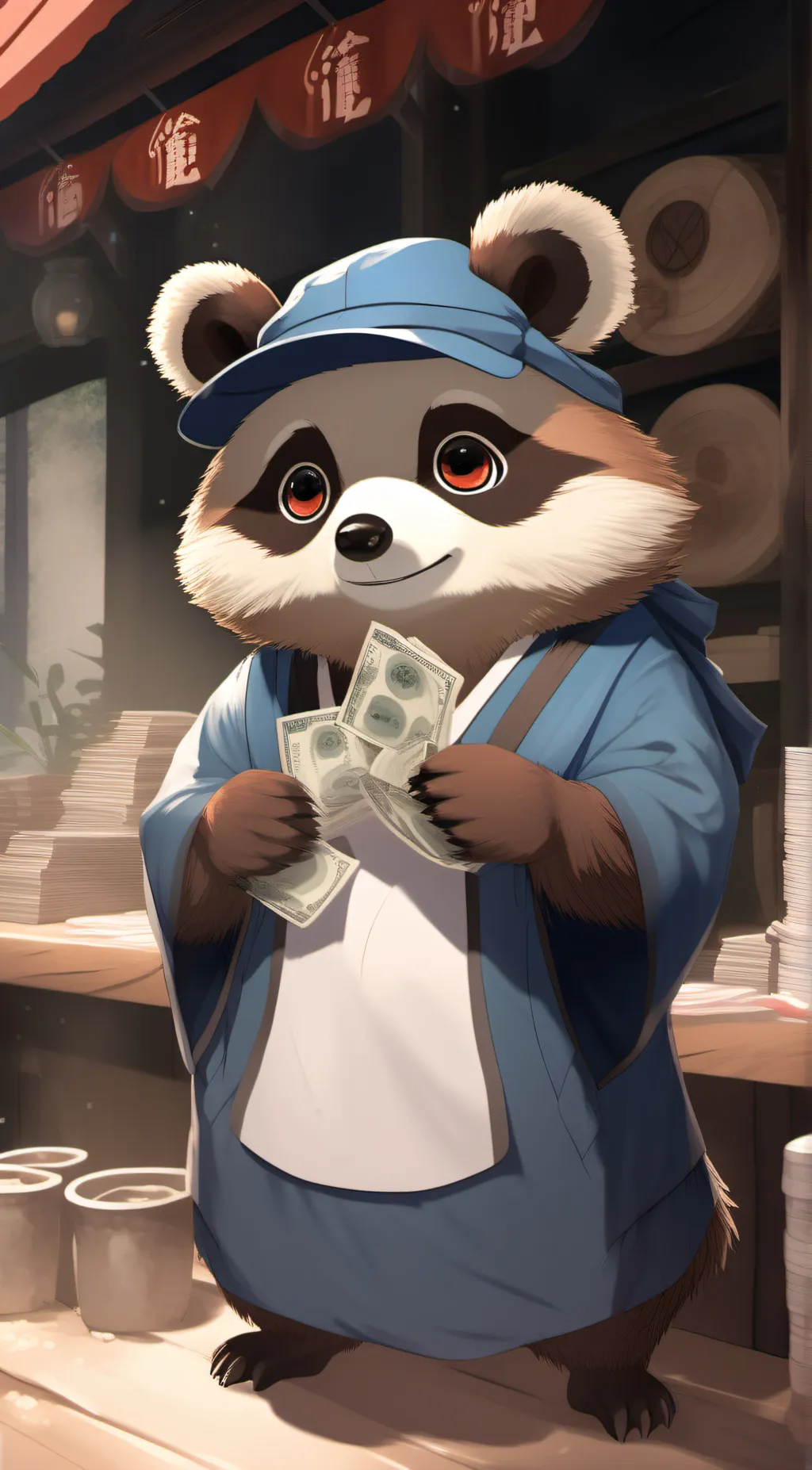 ai character: tom nook background