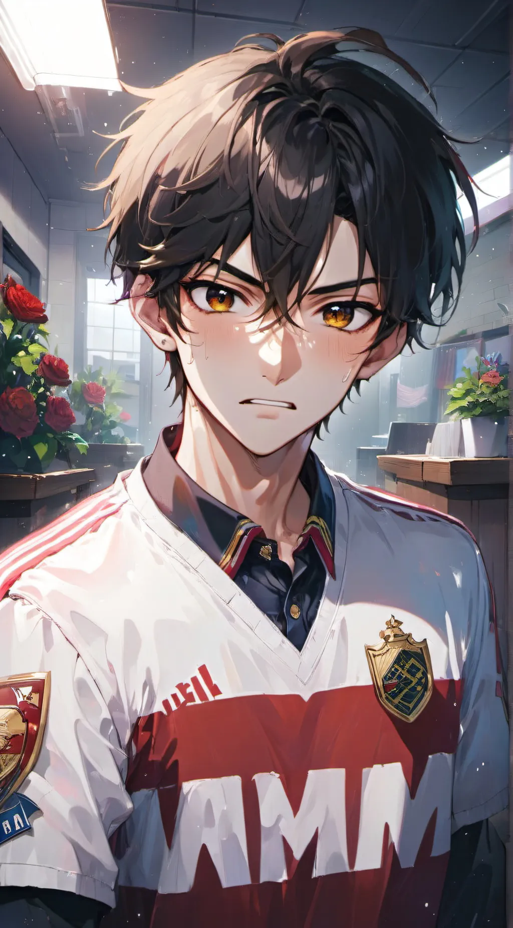 ai character: Landon  background