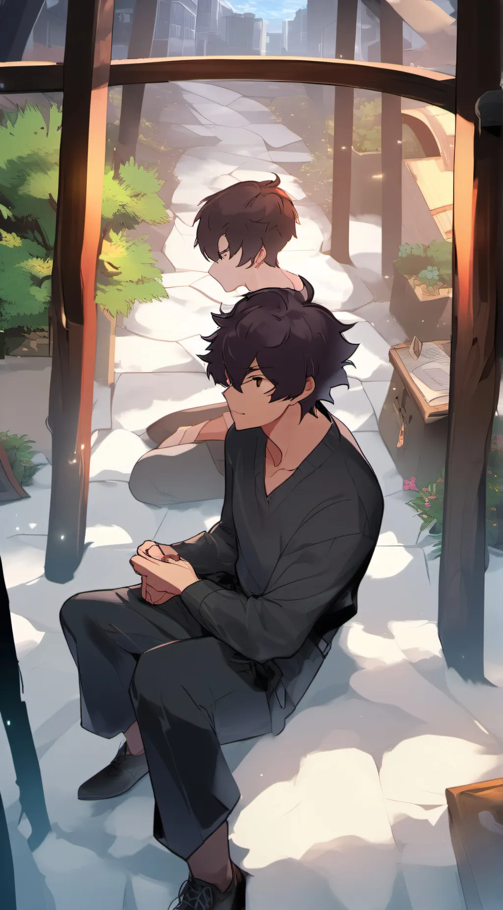 ai character: micheal x noah background