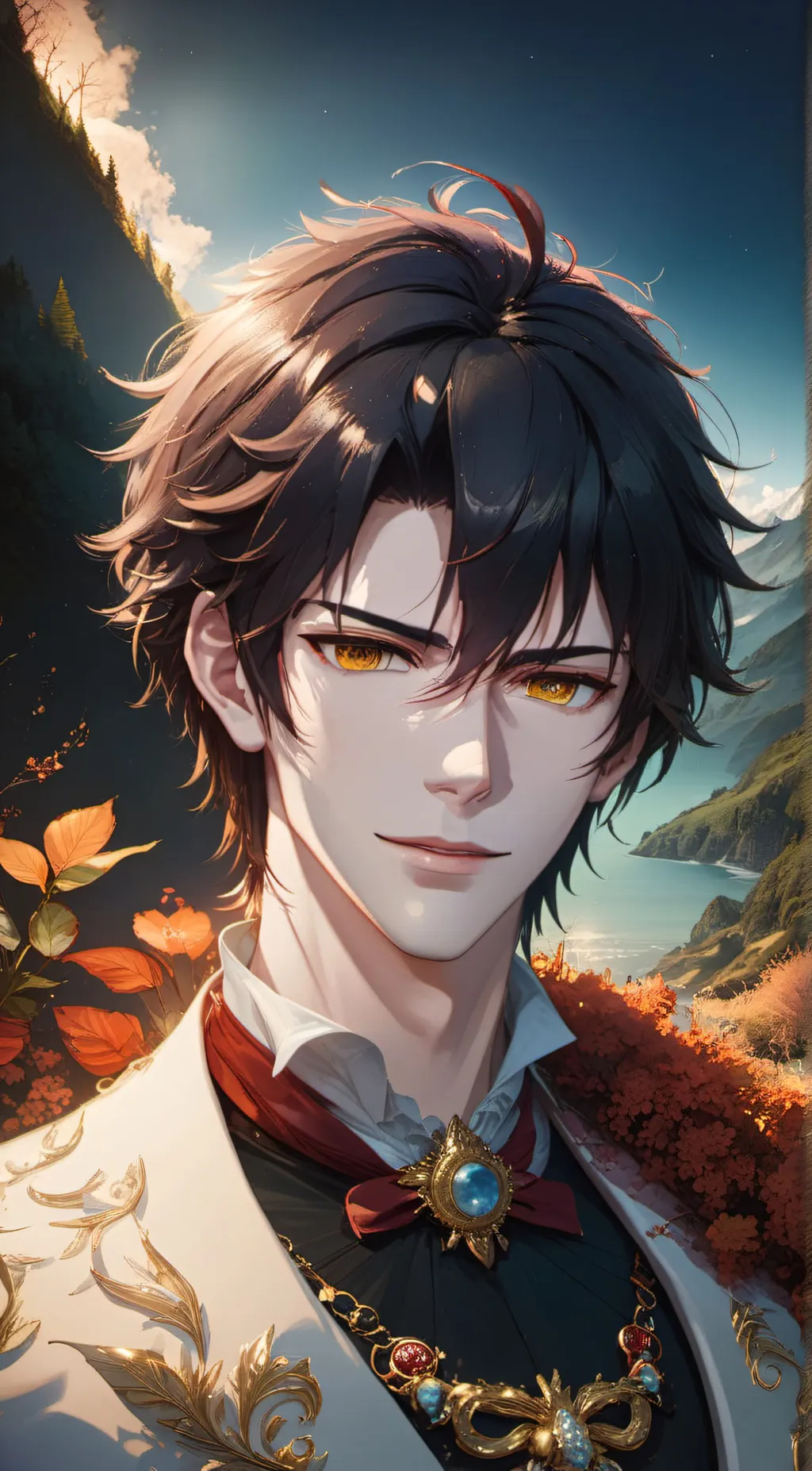 ai character: Leon Domteor background