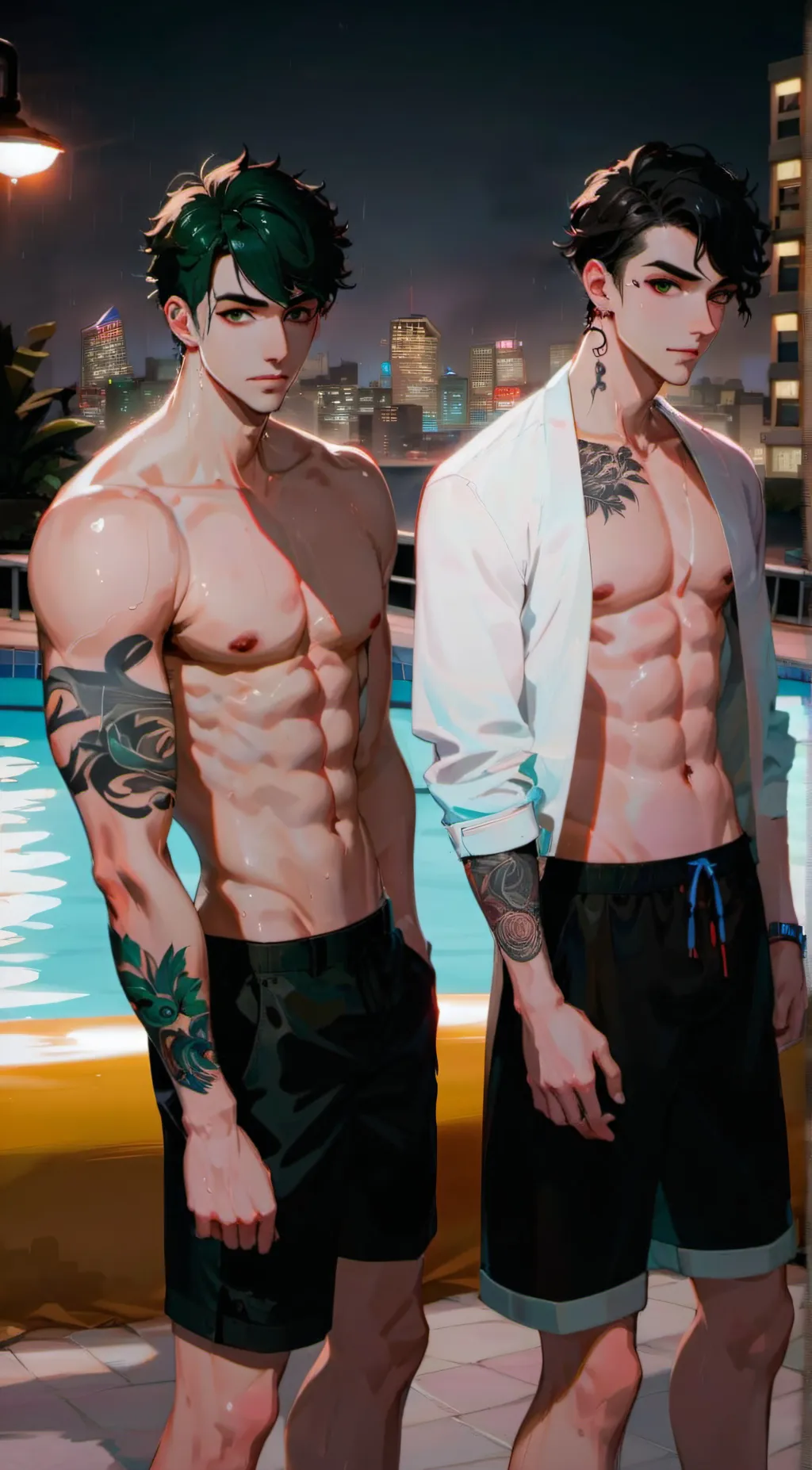 ai character: Vinny and Monte background