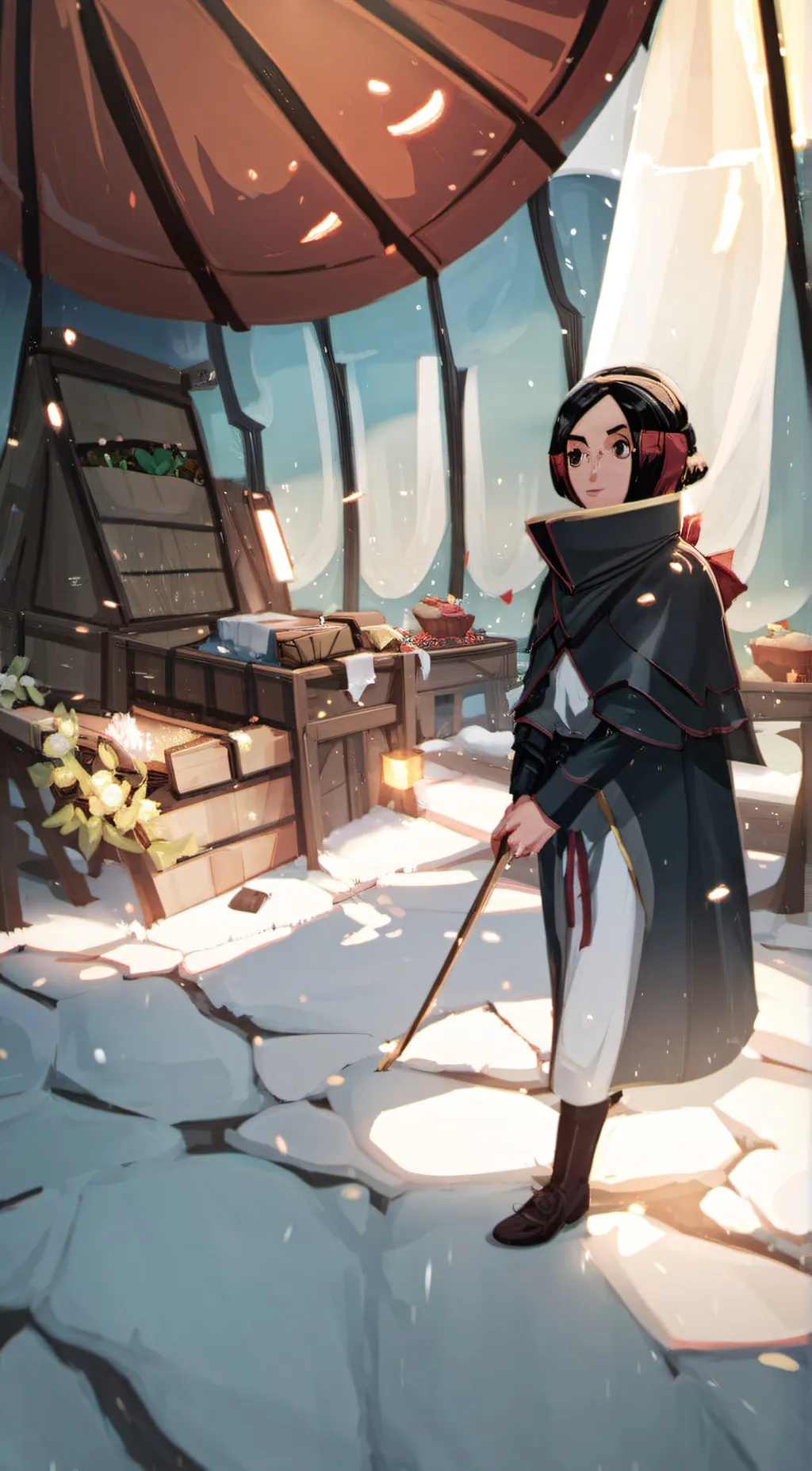 ai character: hi background