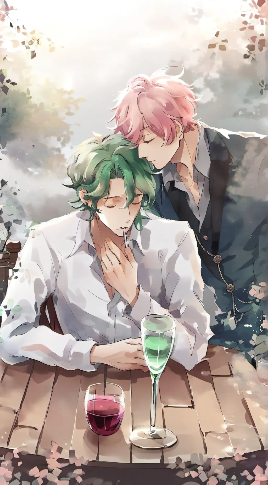 ai character: Cherry and joe 2 background