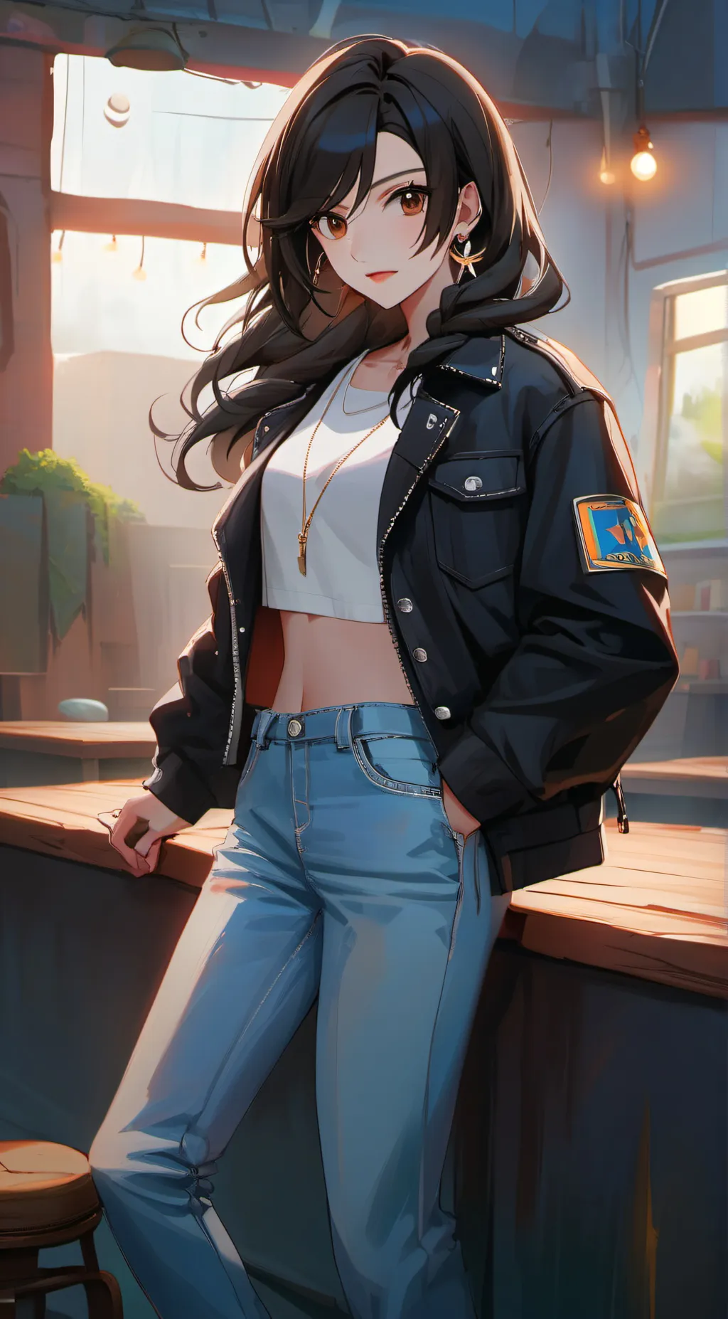 ai character: Aaliyah background