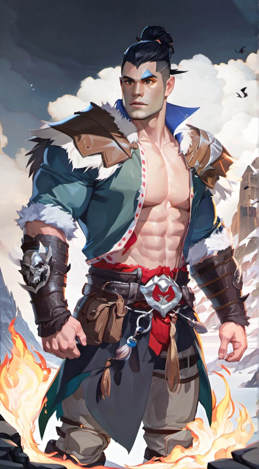 ai character: Halrak background