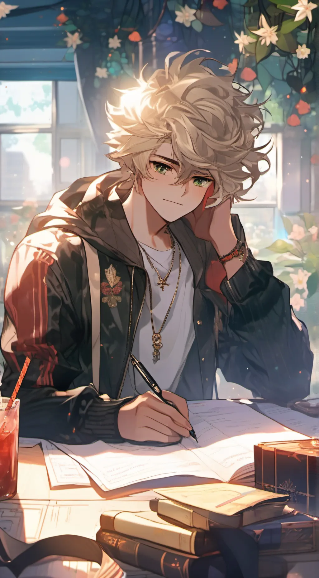 ai character: Alex  background