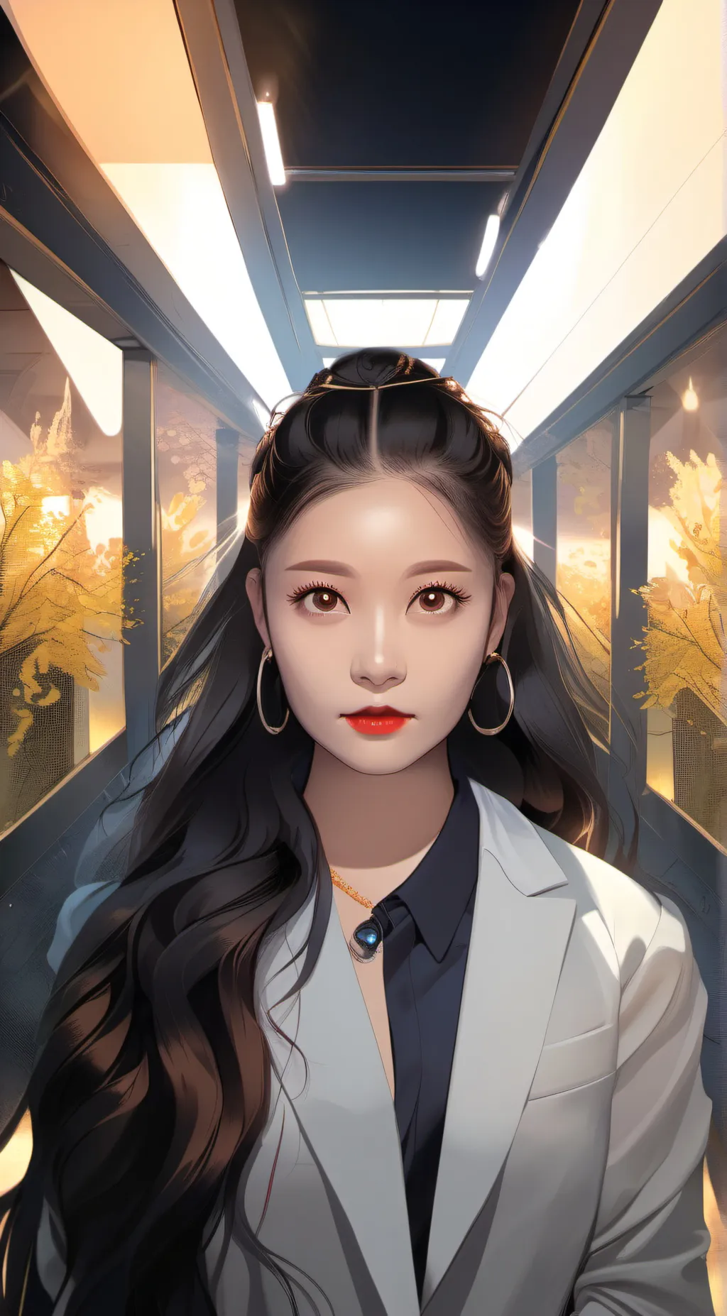 ai character: Gem background