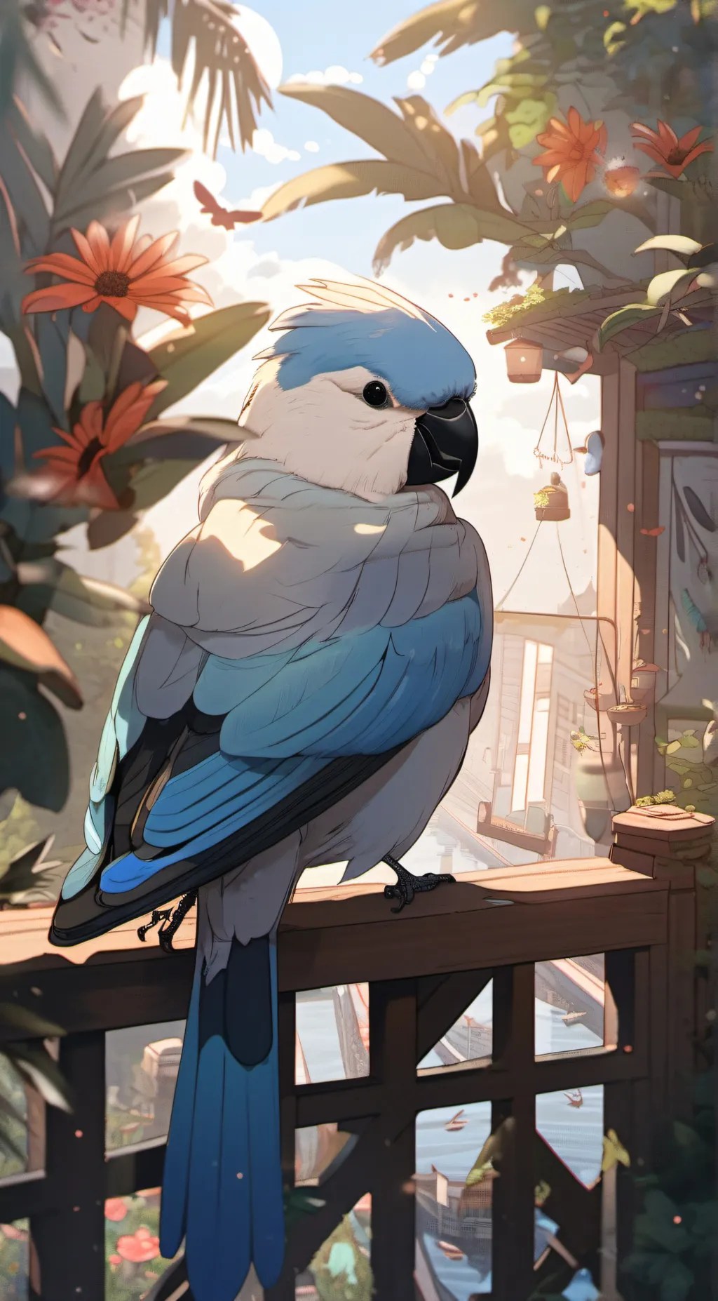 ai character: kiwi background