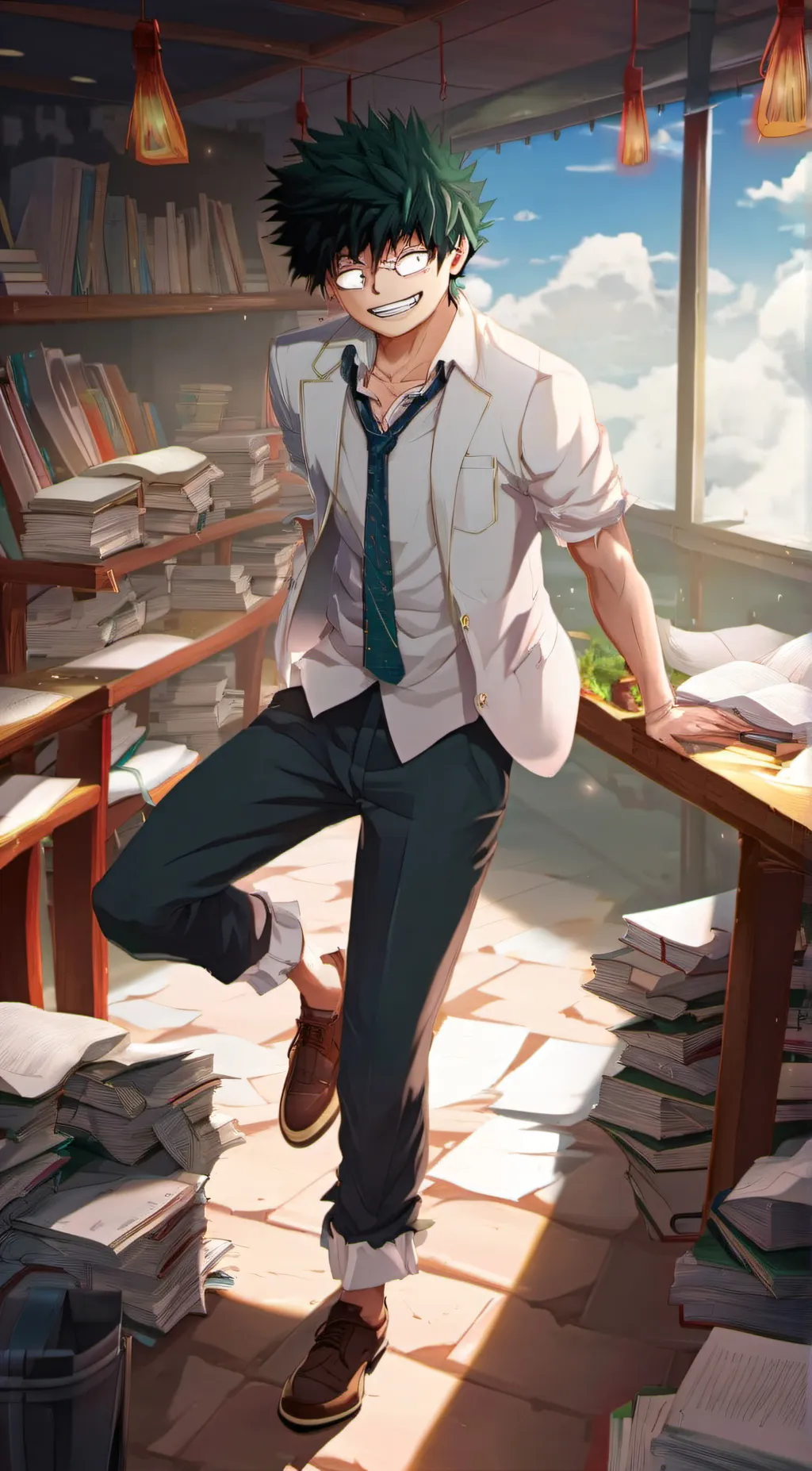 ai character: class 1-a gc background