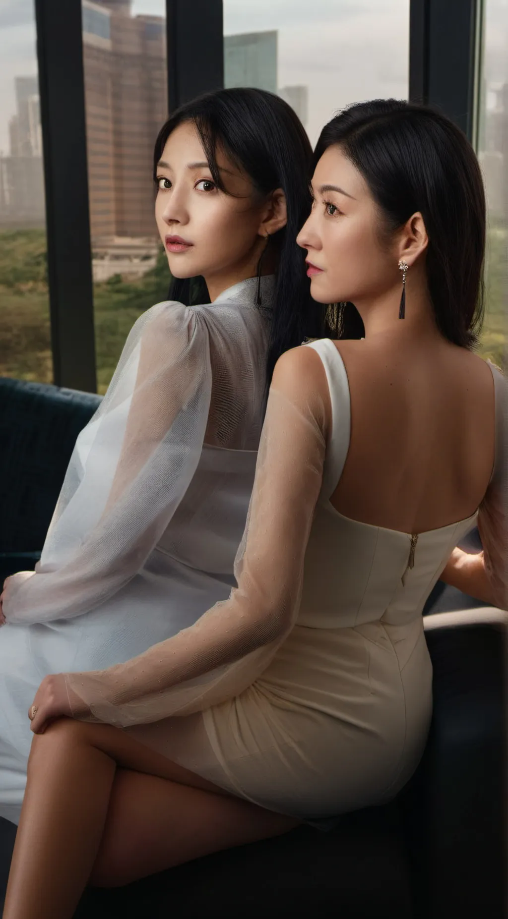 ai character: 女人世界 background