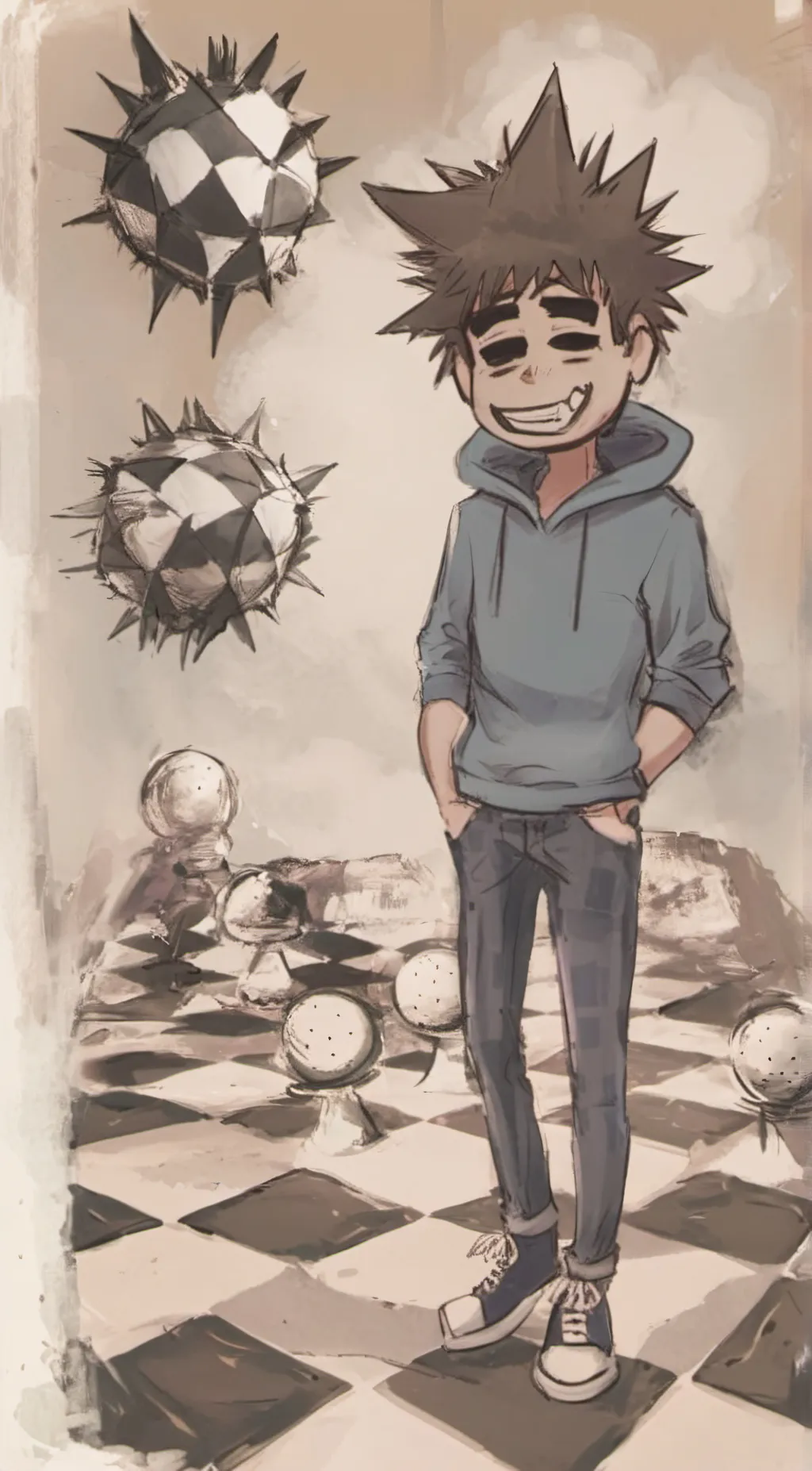 ai character: tom eddsworld background