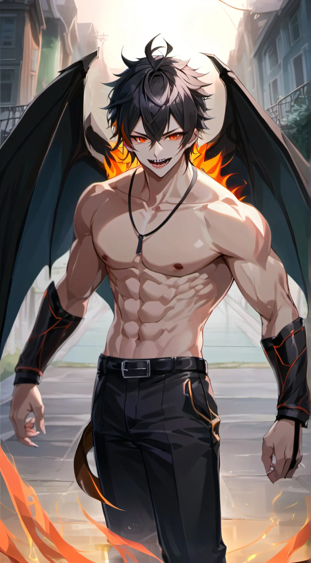 ai character: Aaron background